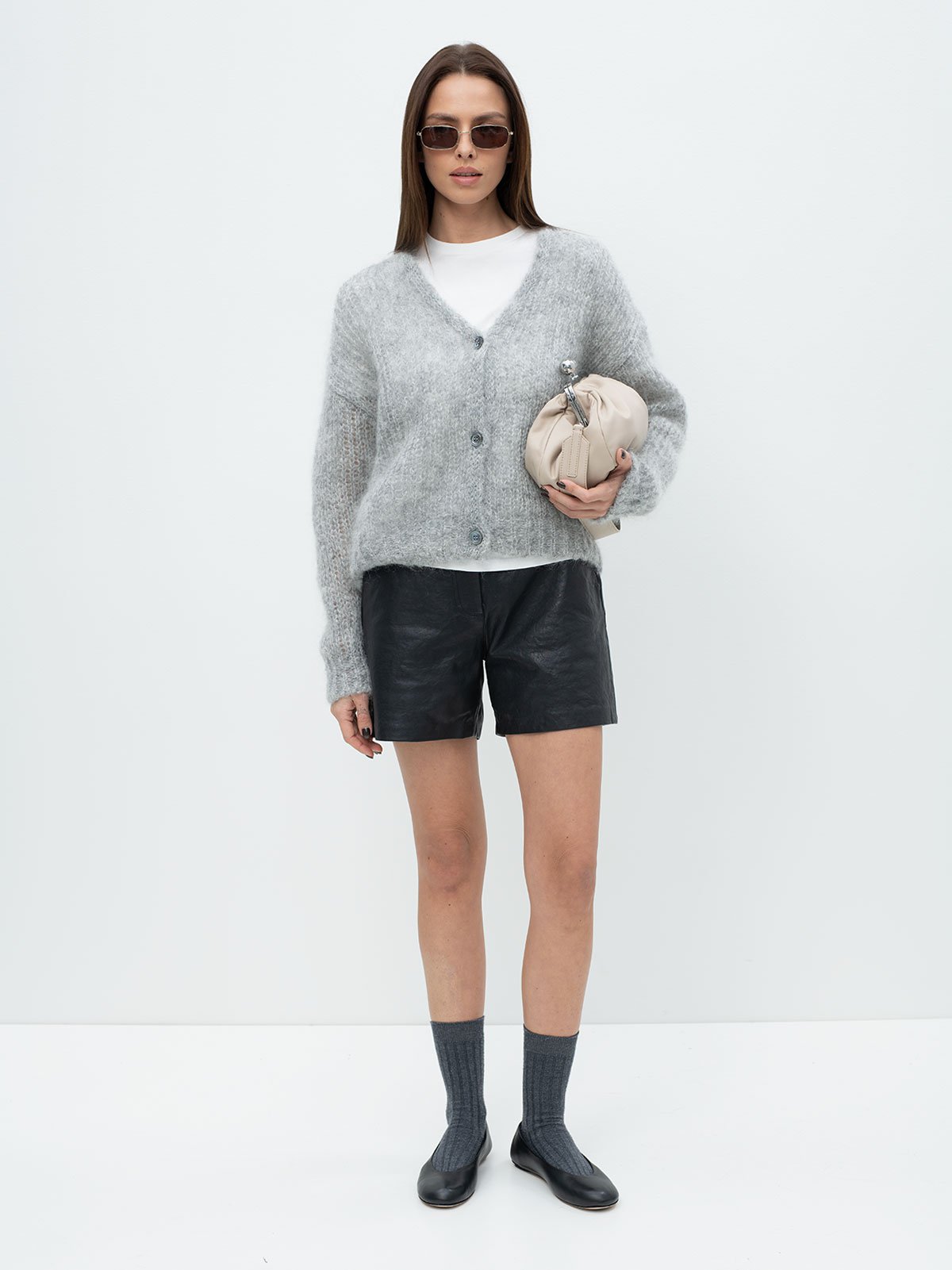 Women's cardigan grey Weekend Max Mara | Soulz.lt