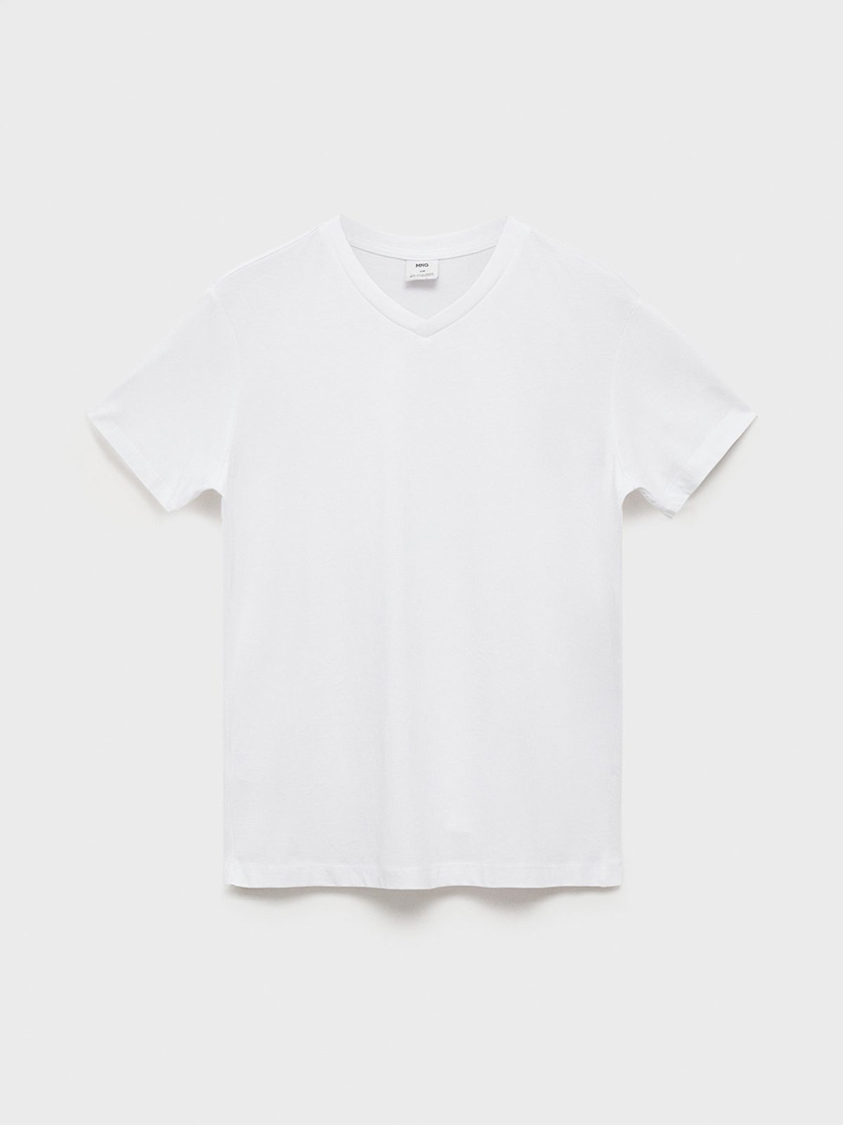 Men's t-shirt s/s white MANGO MAN | Soulz.lt