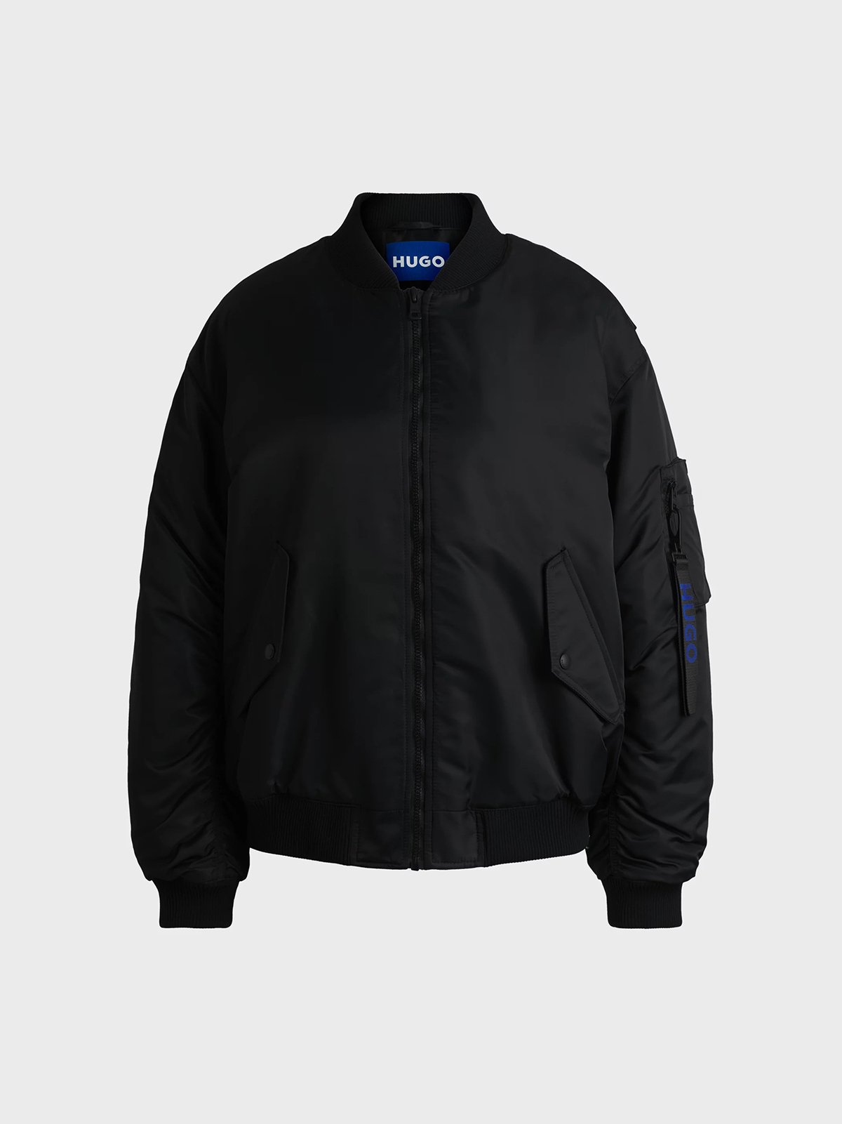 ジャケット・アウター HUGO BOSS gimmick blouson black Women's jacket black HUGO BLUE | Soulz.lt