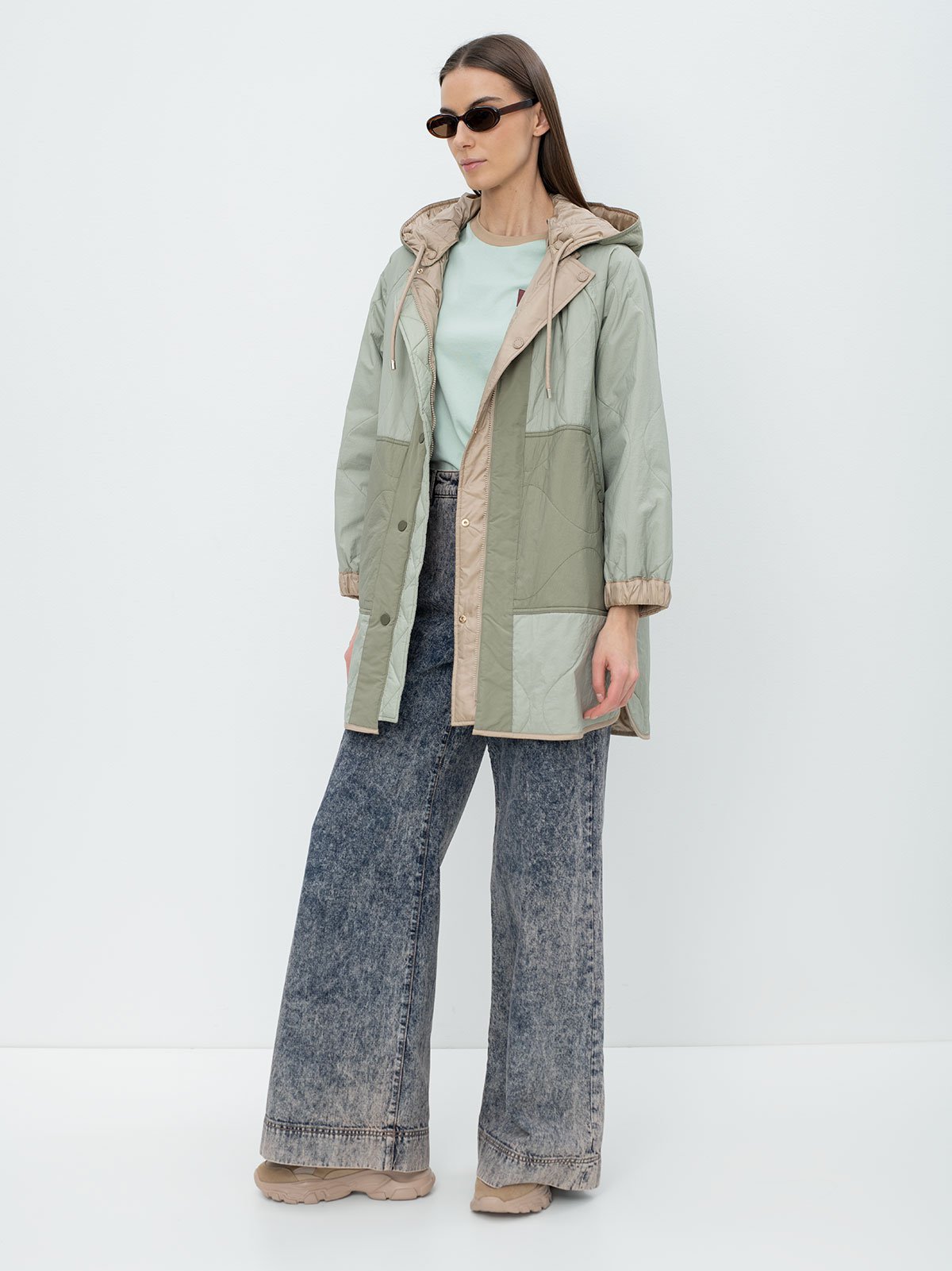 【COLOR iN ID】Down Martin Wrap Denim Women's Regular Jeans | Light Blue | Diesel 1989 D-Mine
