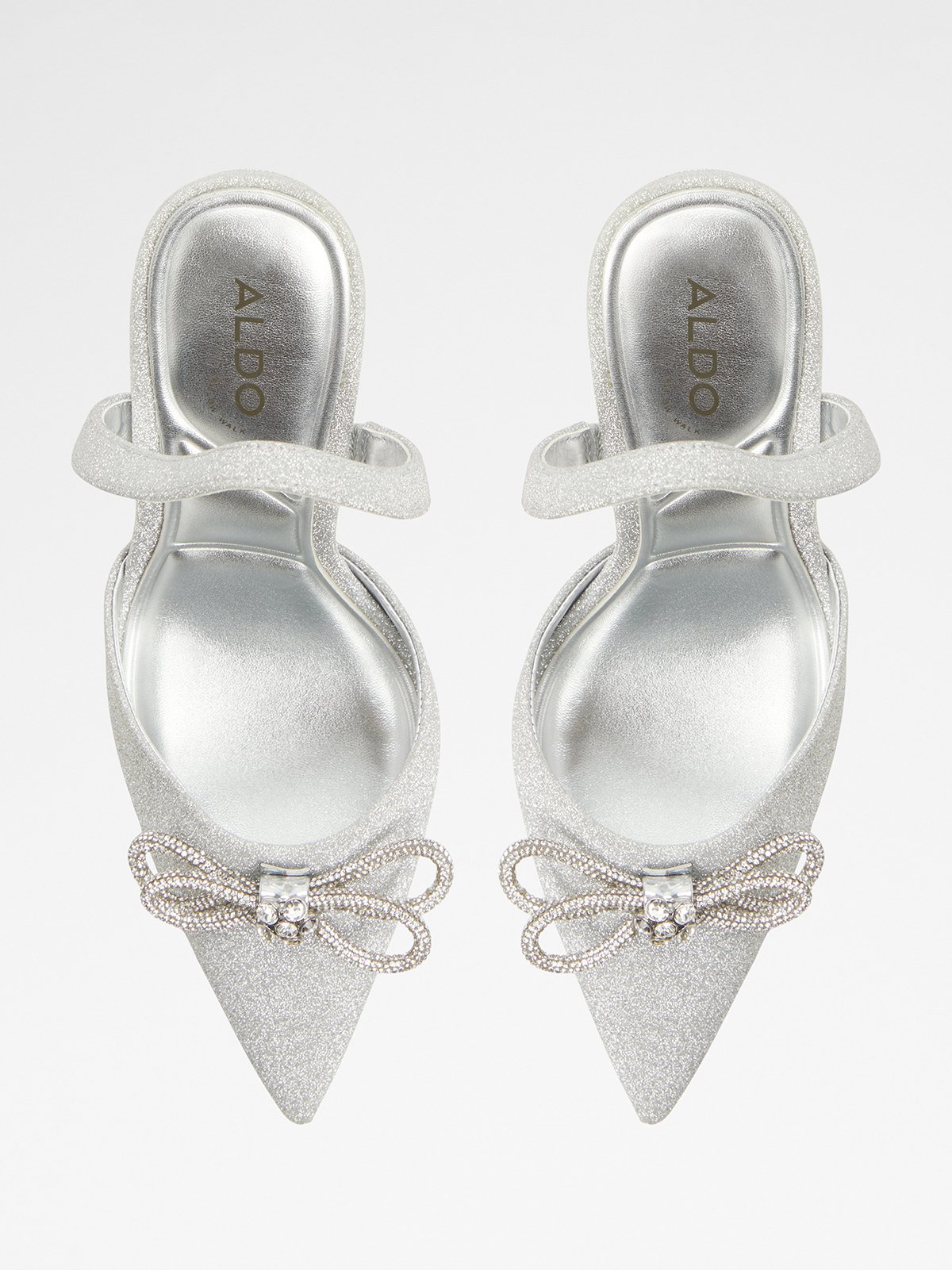 Women's high heel shoes silver ALDO | Soulz.lt