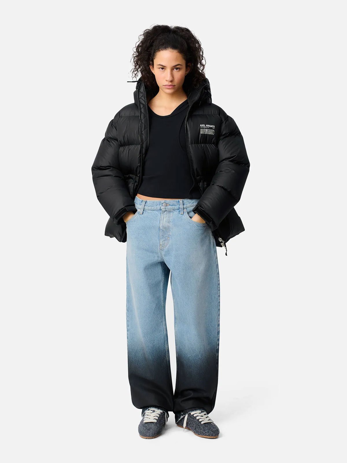 Women's down jacket black Axel Arigato | Soulz.lv