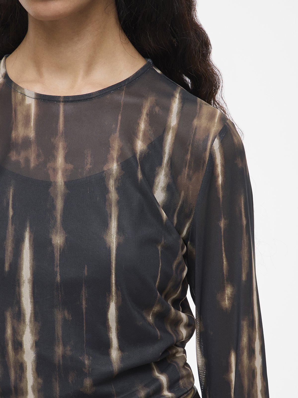 Women's t-shirt l/s black ROUGE EDIT | Soulz.lt