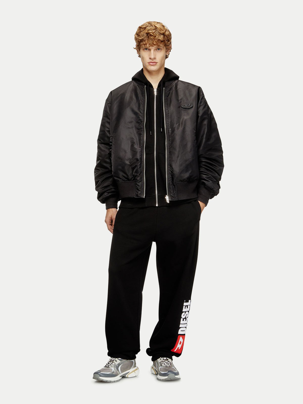 Men's jacket black Diesel | Soulz.lt