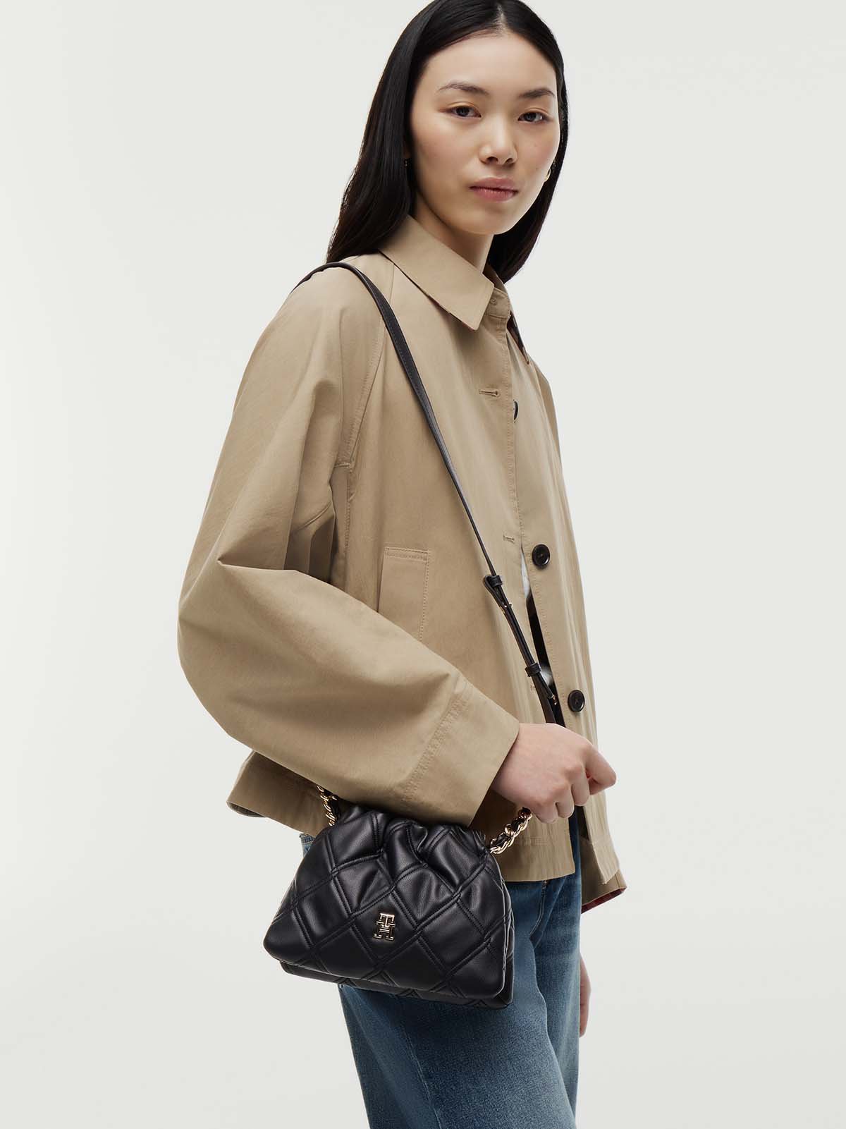 7 サムバイミー Women's handbag black Tommy Hilfiger | Soulz.lt