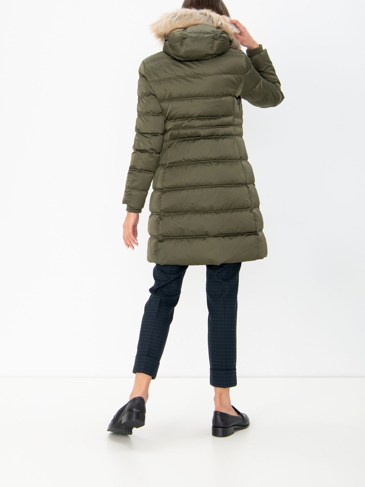 Women's down coat chaki Calvin Klein Jeans