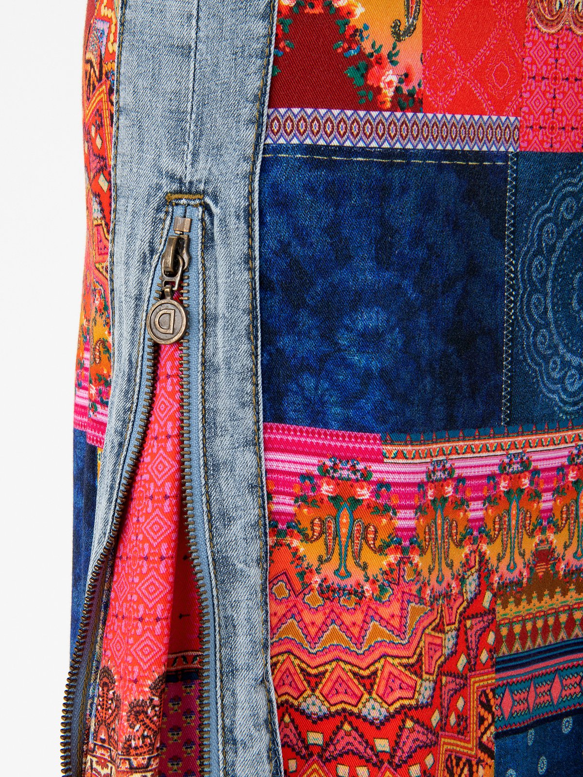 Women's skirt blue Desigual | Soulz.lt