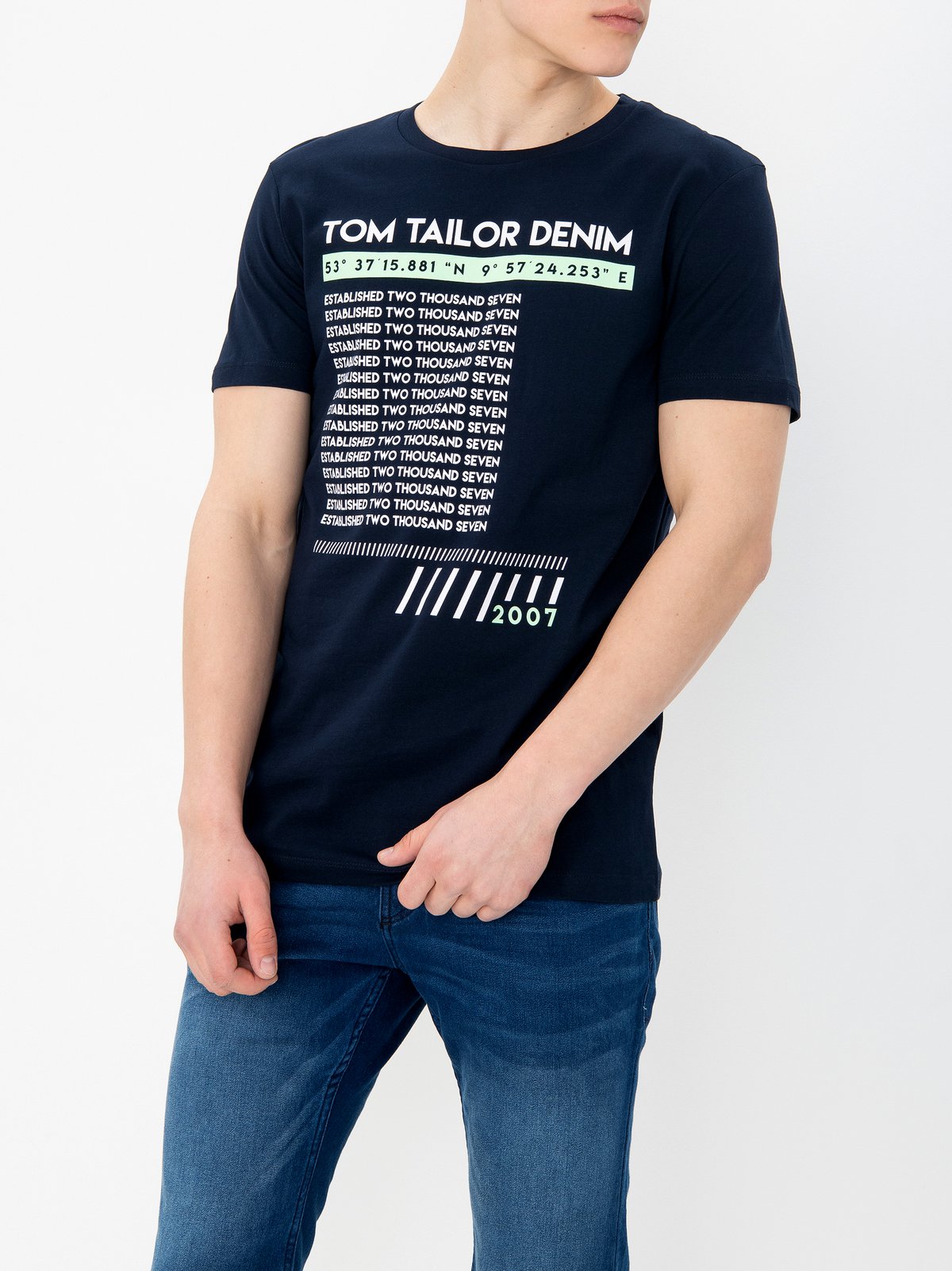 tom tailor denim t shirt