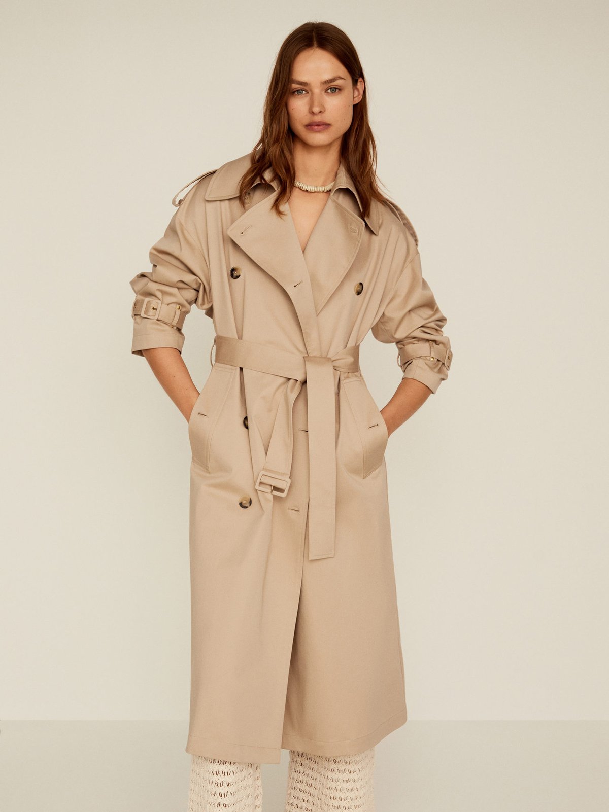 Mango raincoat womens on sale