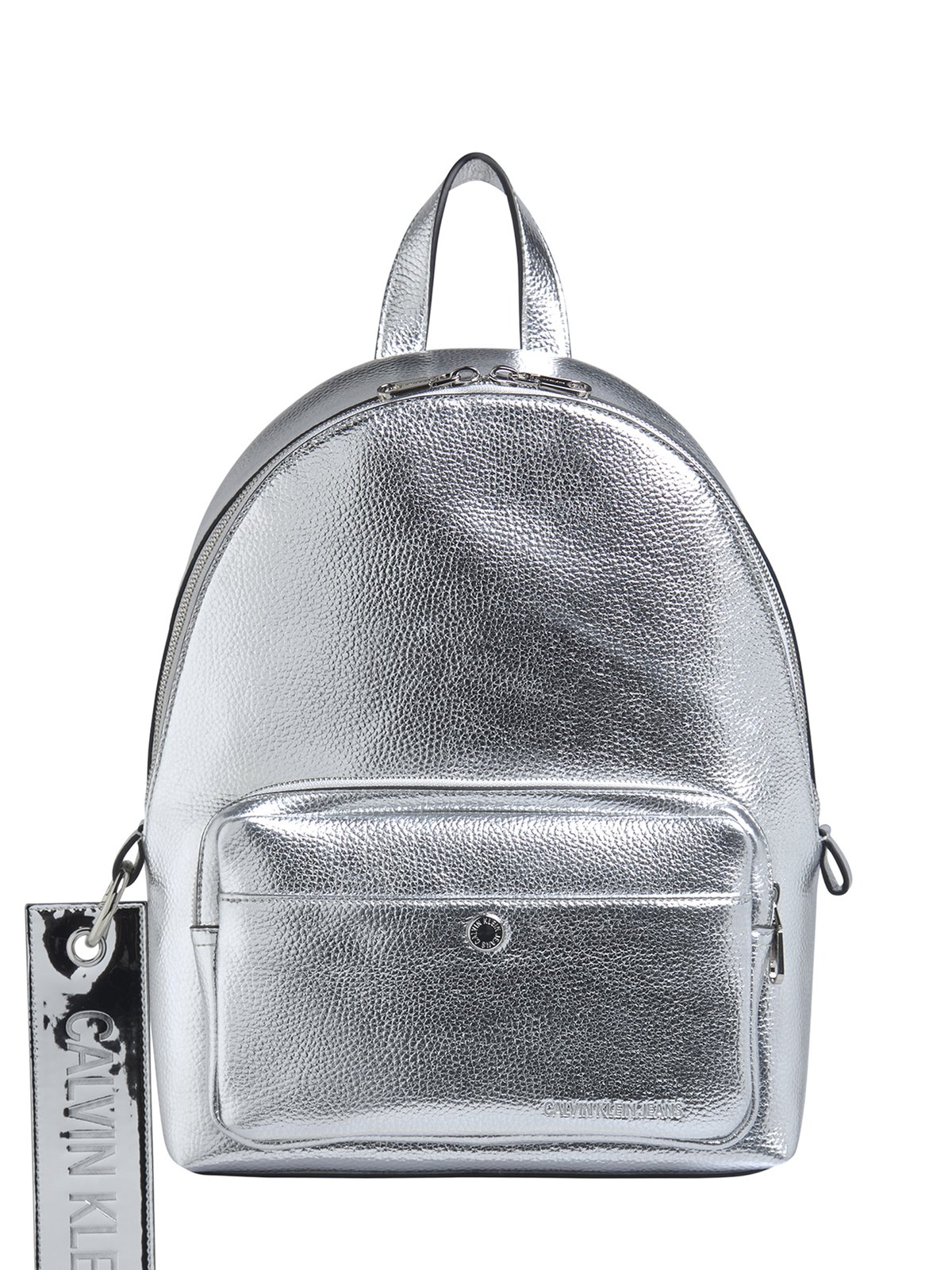 Calvin klein backpack deals silver