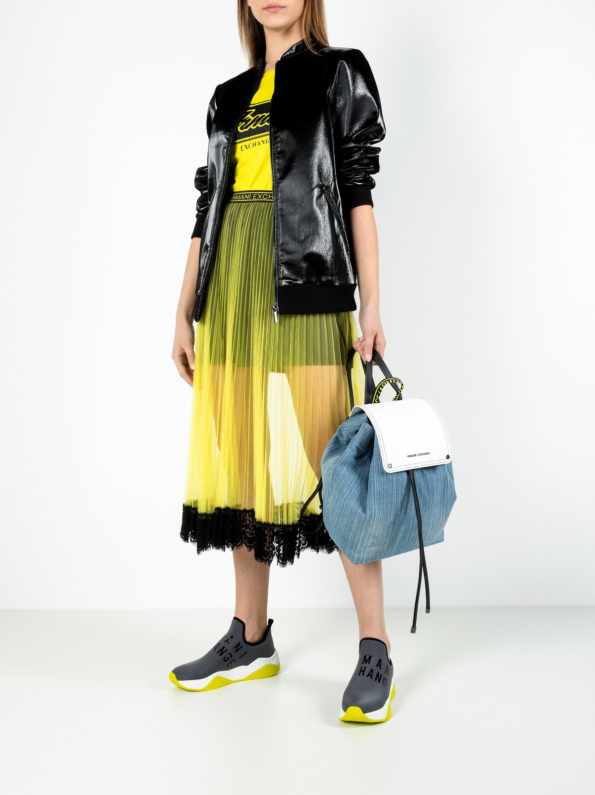 armani exchange womens coat