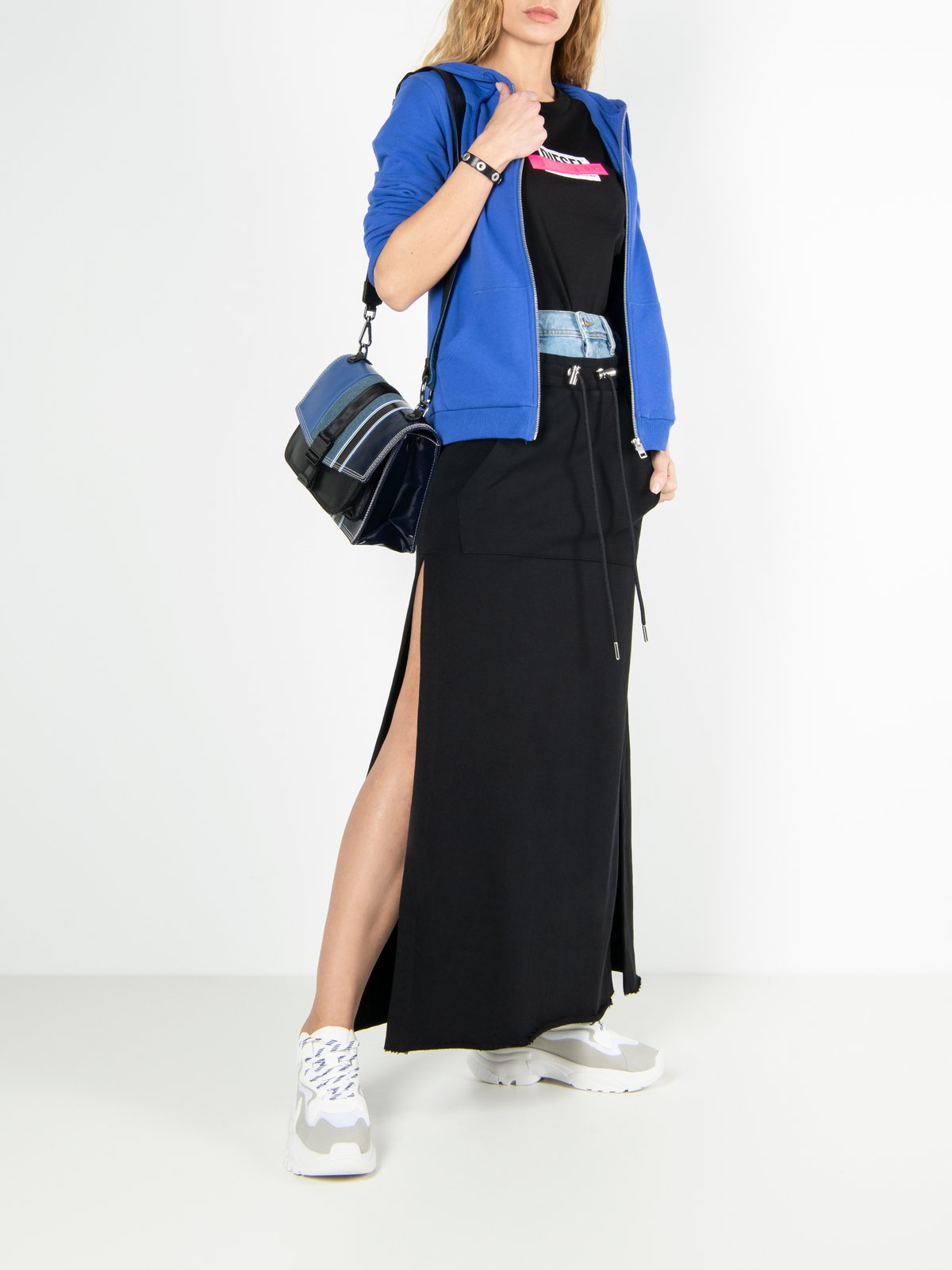 ワンピース DIESEL Women Mid Skirts A123960DLAX 9XX Black Women's skirt black Diesel | Soulz.lt
