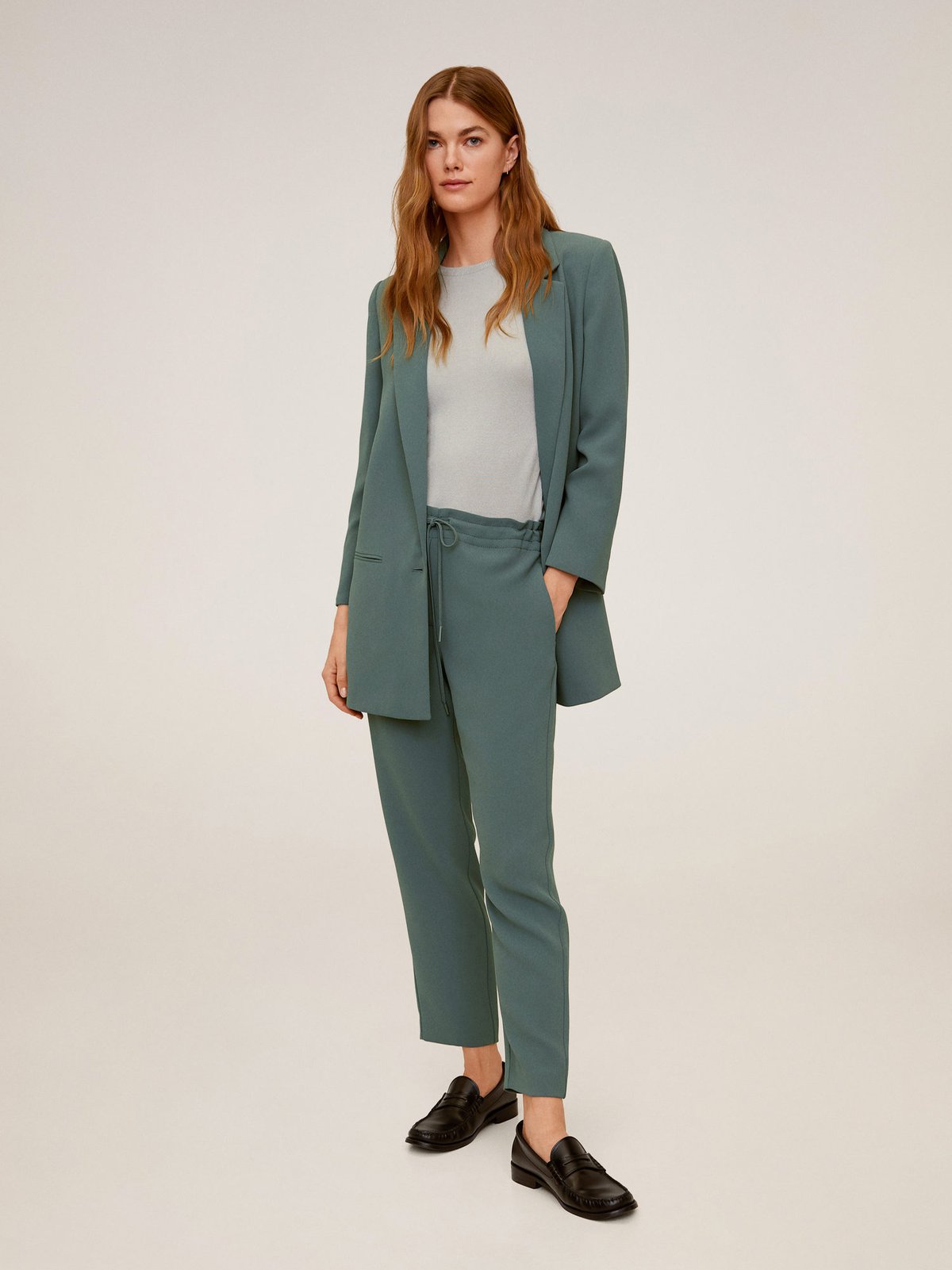 Curve Love A&F Sloane Tailored Pant curated on LTK