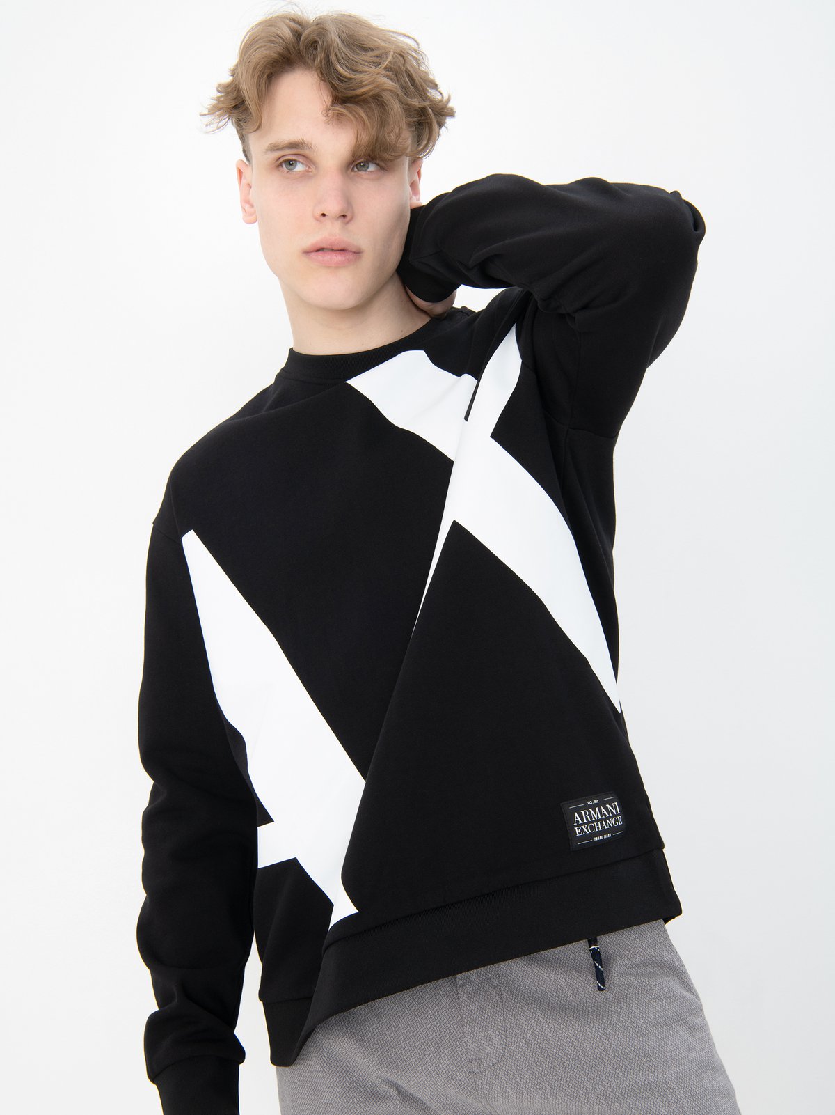 Armani exchange raglan clearance pullover