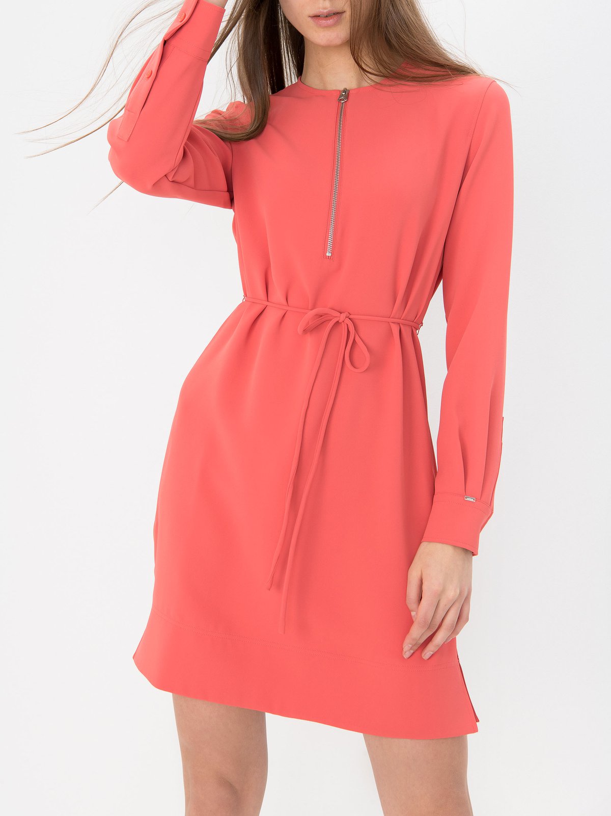 Orange calvin klein dress hotsell