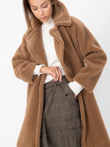 Women s coat brown Marella Soulz.lv