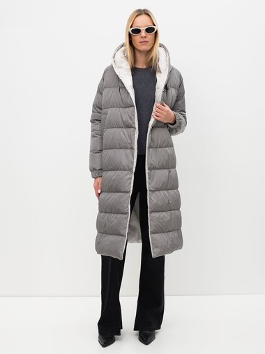 Hooded Regular Long Sleeve Women's Coat -W32342Z8-GUW - W32342Z8-GUW - LC  Waikiki