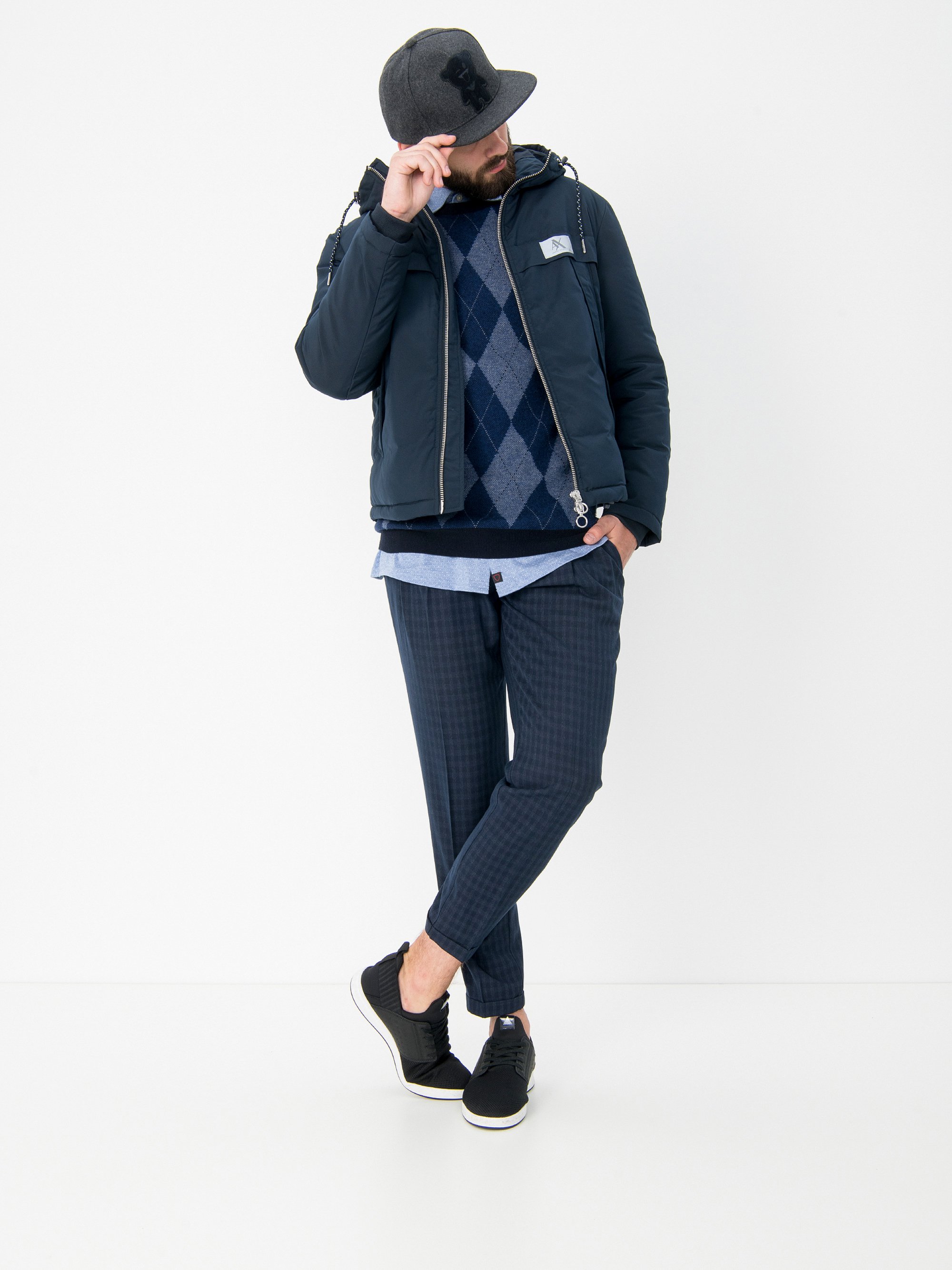 堅実な究極の jacket Men's navy Soulz.lt | Exchange Armani 靴