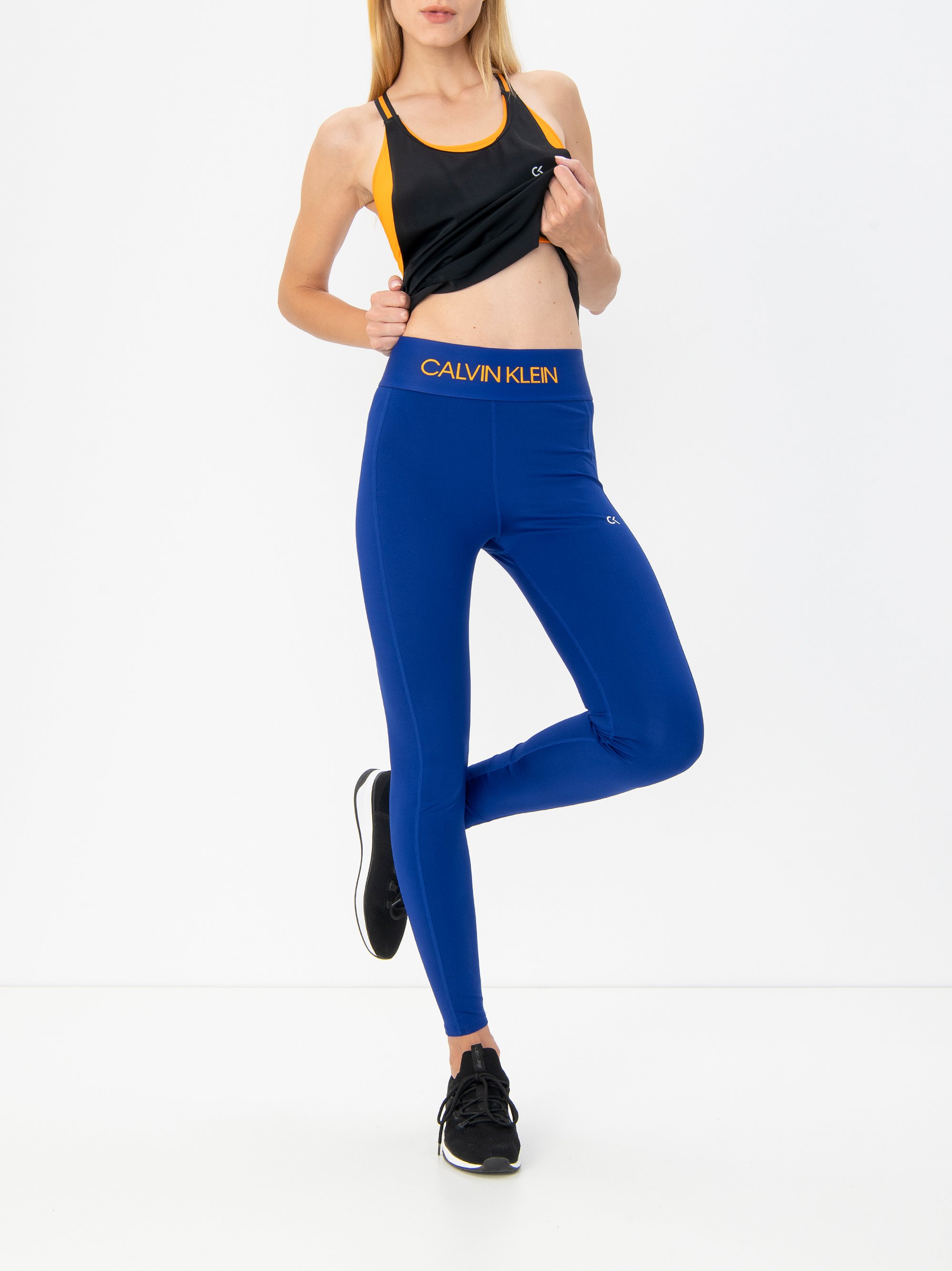 Women s leggings blue Calvin Klein Performance Soulz.lt