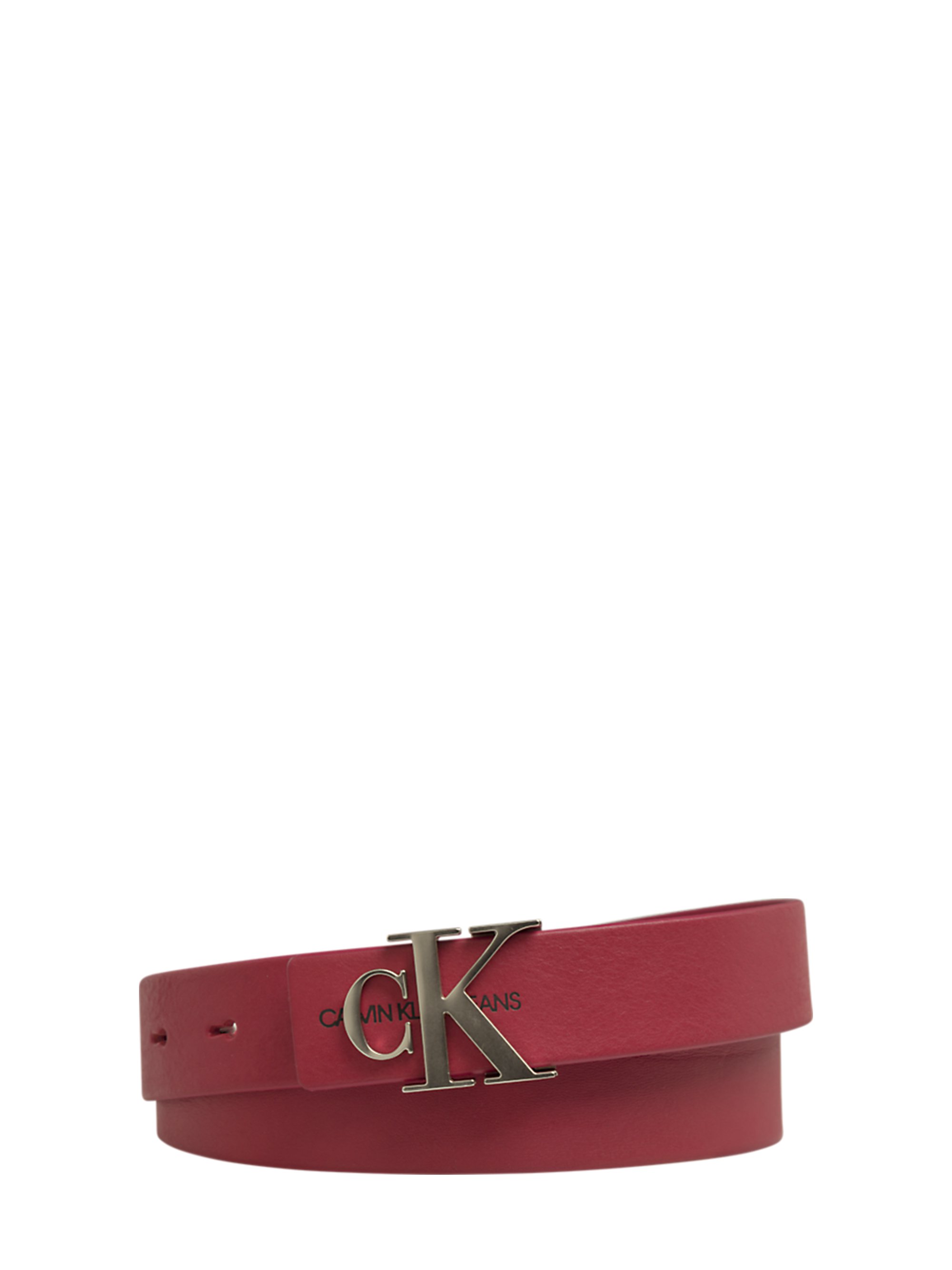 red calvin klein belt