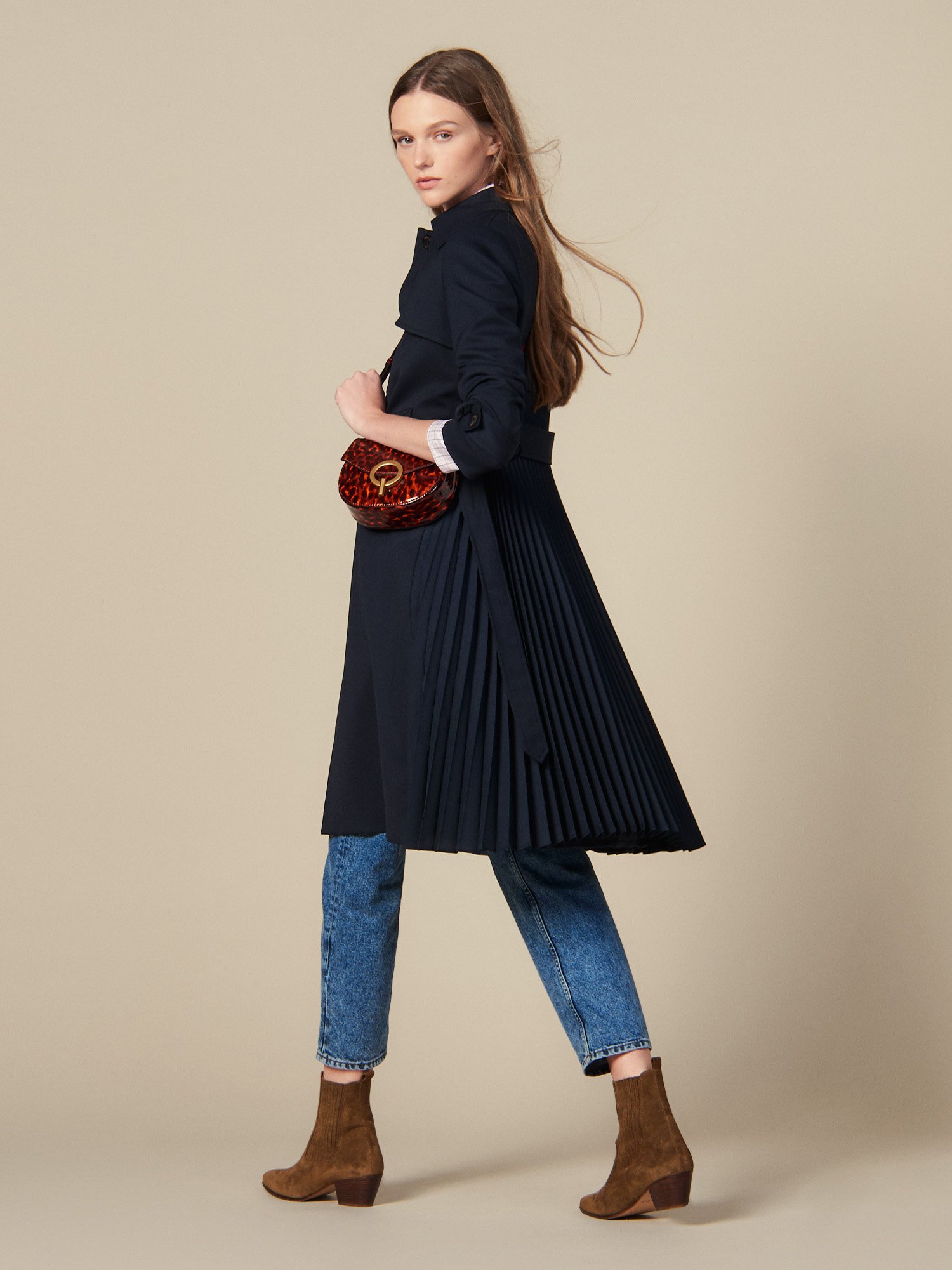 sandro raincoat