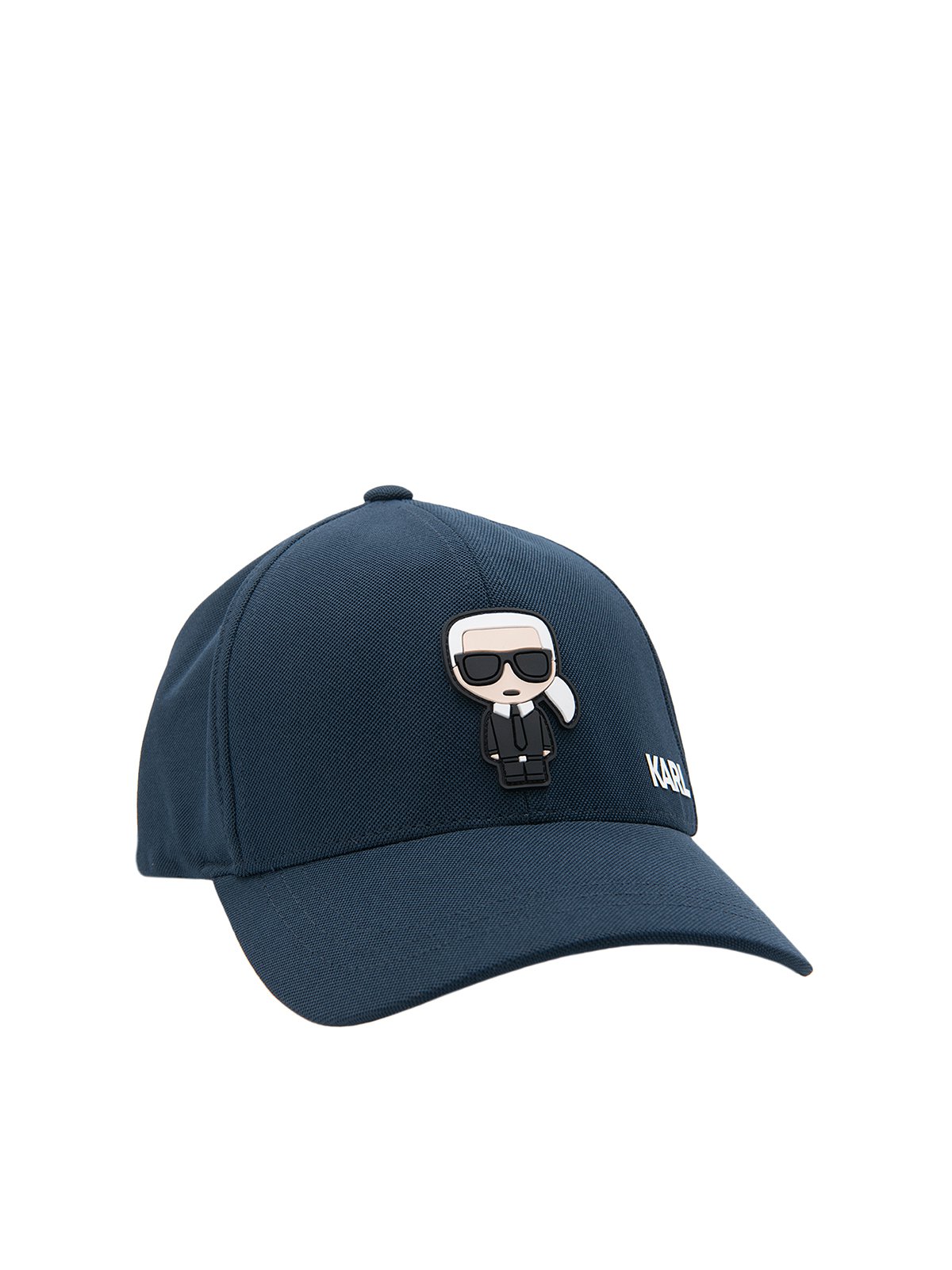 Karl Lagerfeld Navy winter cap-NWT Trapper cap | Black | Men | KARL LAGERFELD main image 2
