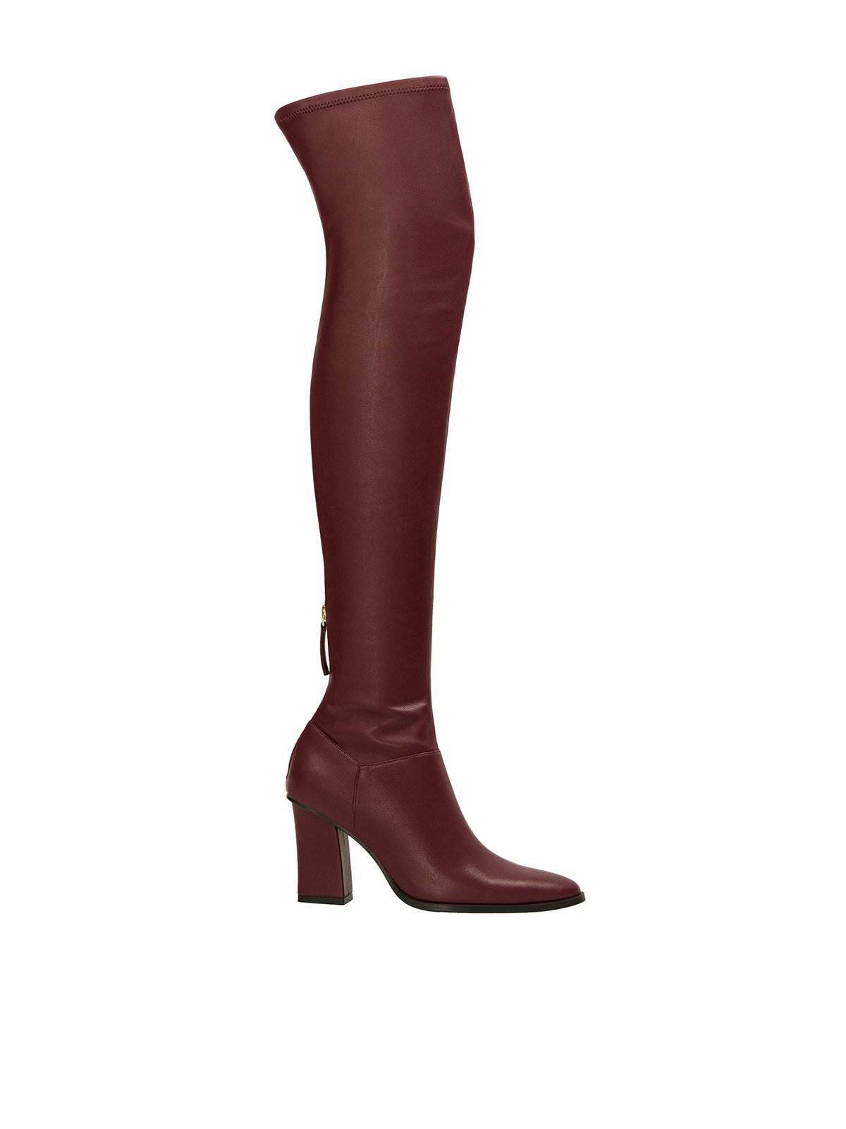 Mango burgundy boots online