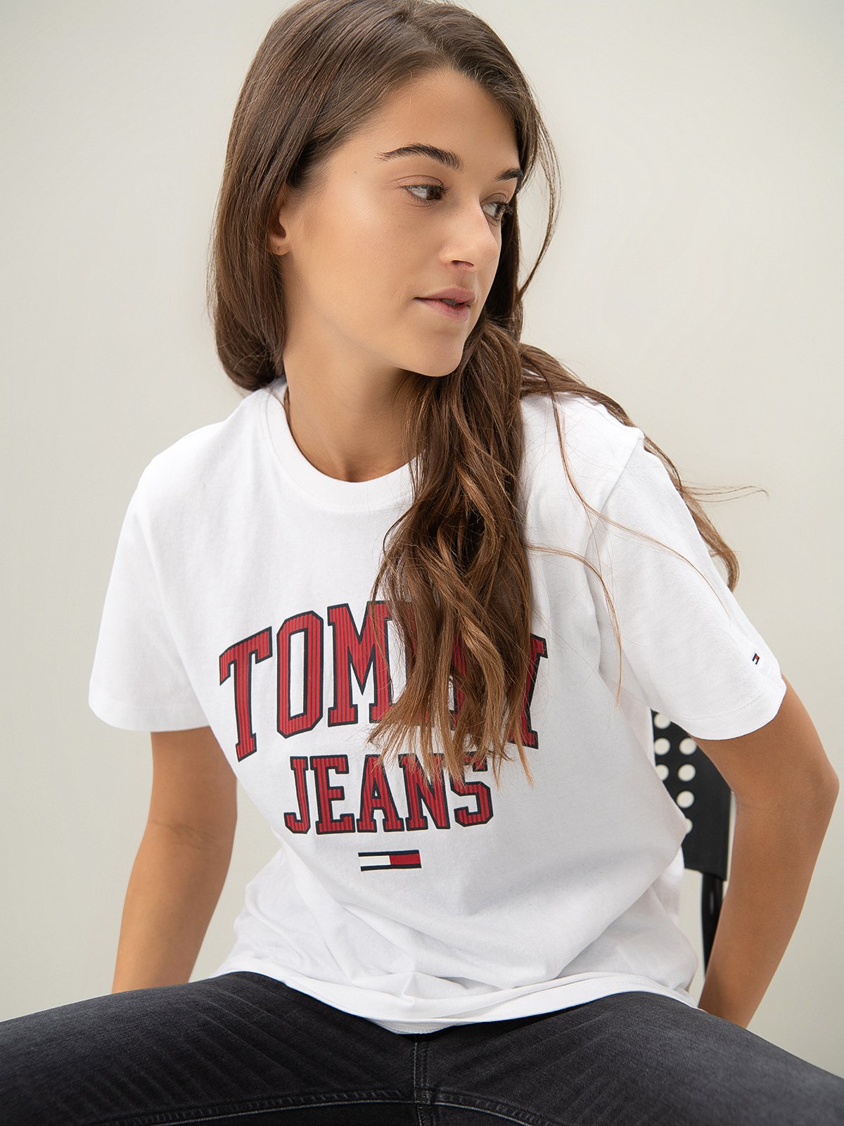 Moteriški marškinėliai Tommy Jeans | Soulz.lt