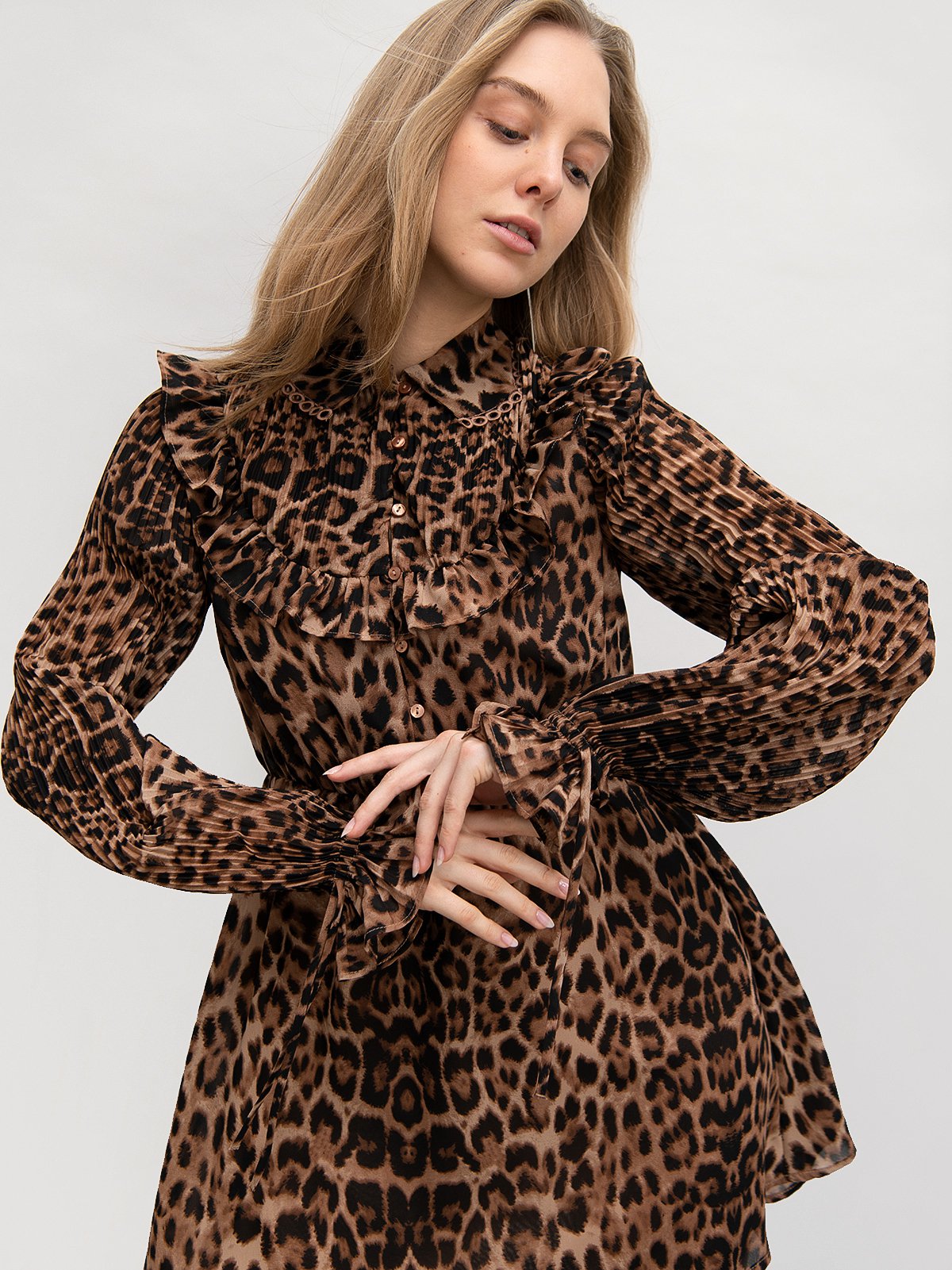 Women's dress brown NA-KD | Soulz.lt