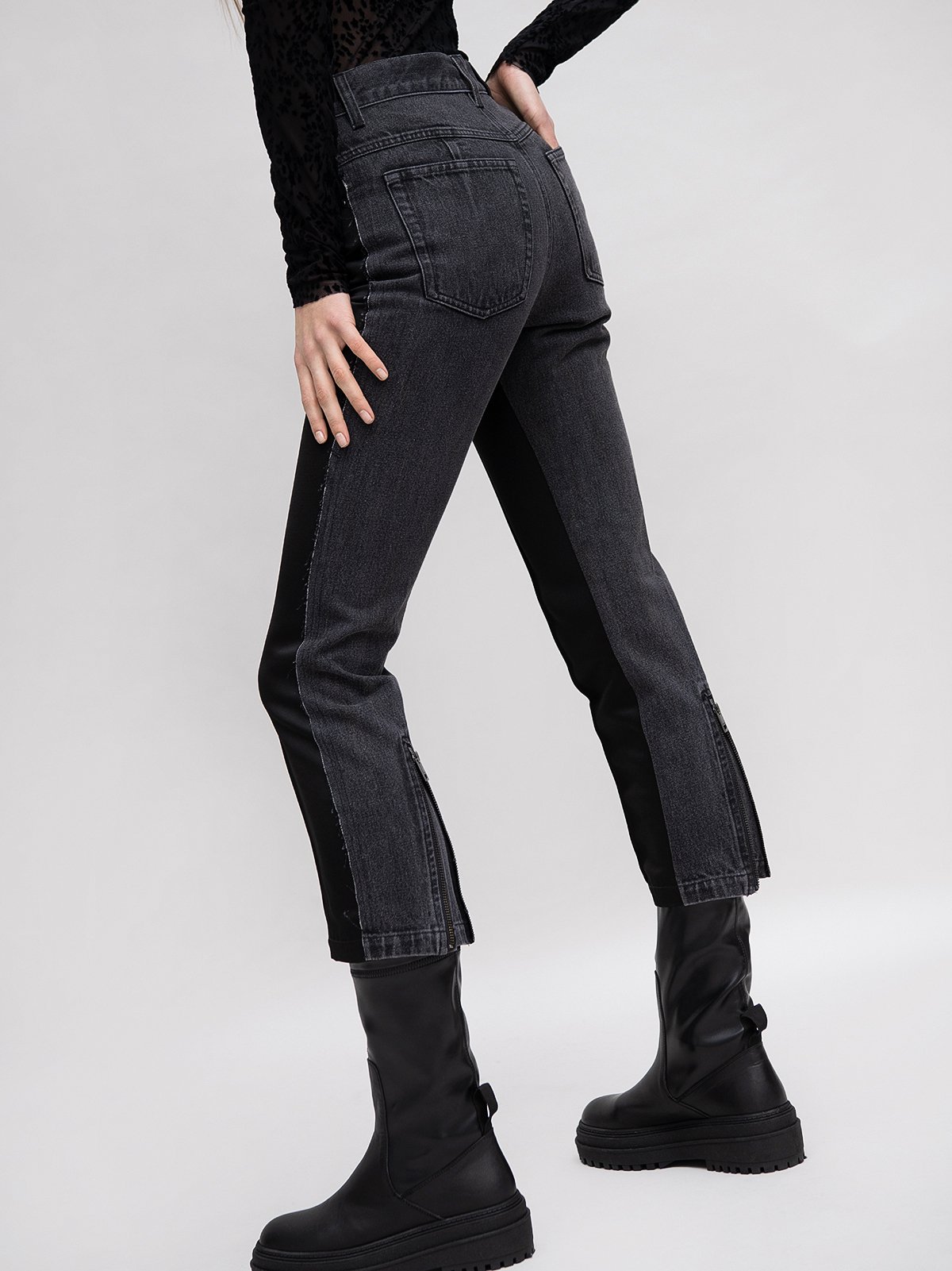 パンツ DIESEL Woman Pants Black A18921 0BLBC 9XX Women's trousers black Diesel | Soulz.lt