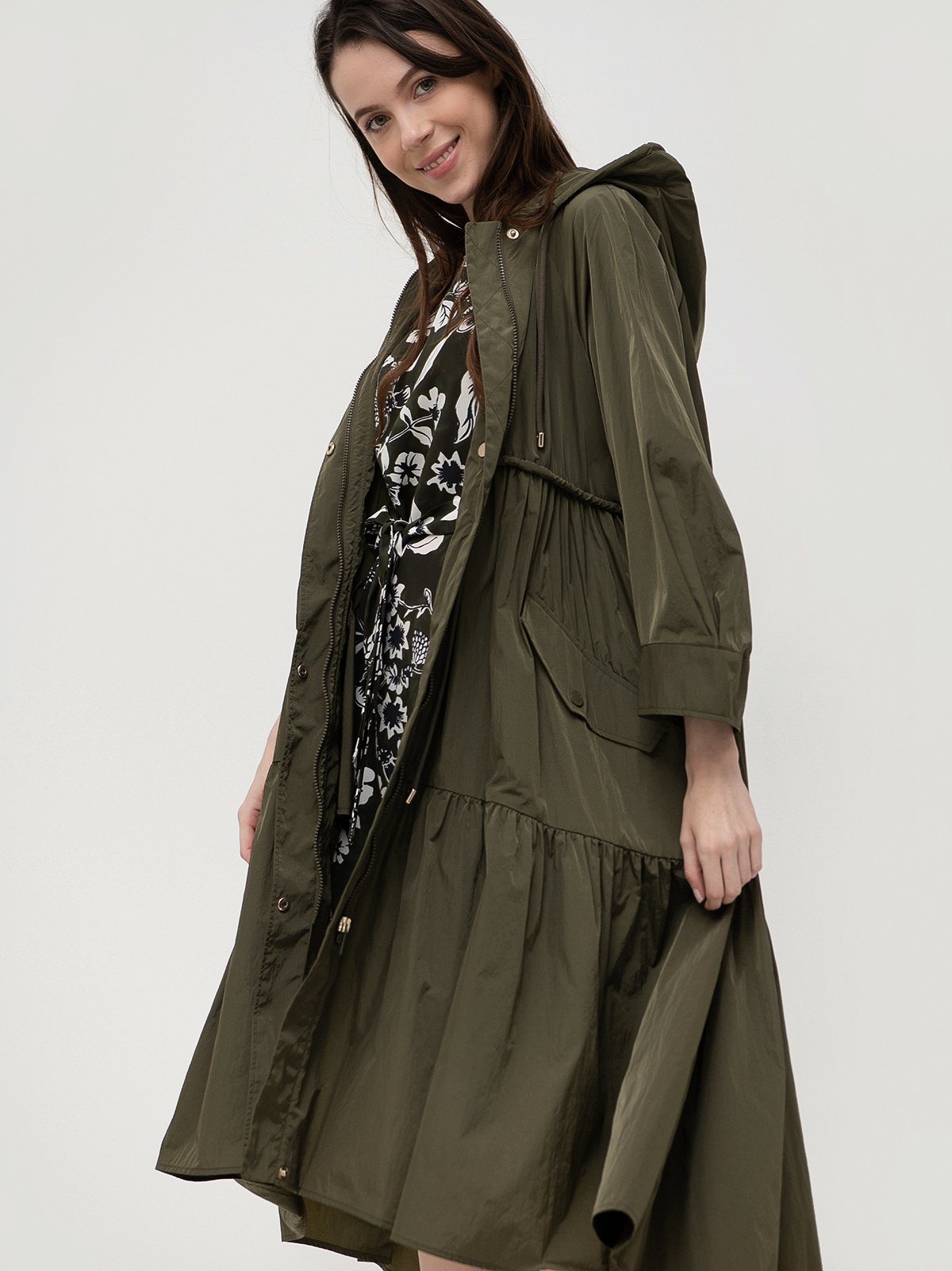 Women's raincoat chaki Weekend Max Mara | Soulz.lv