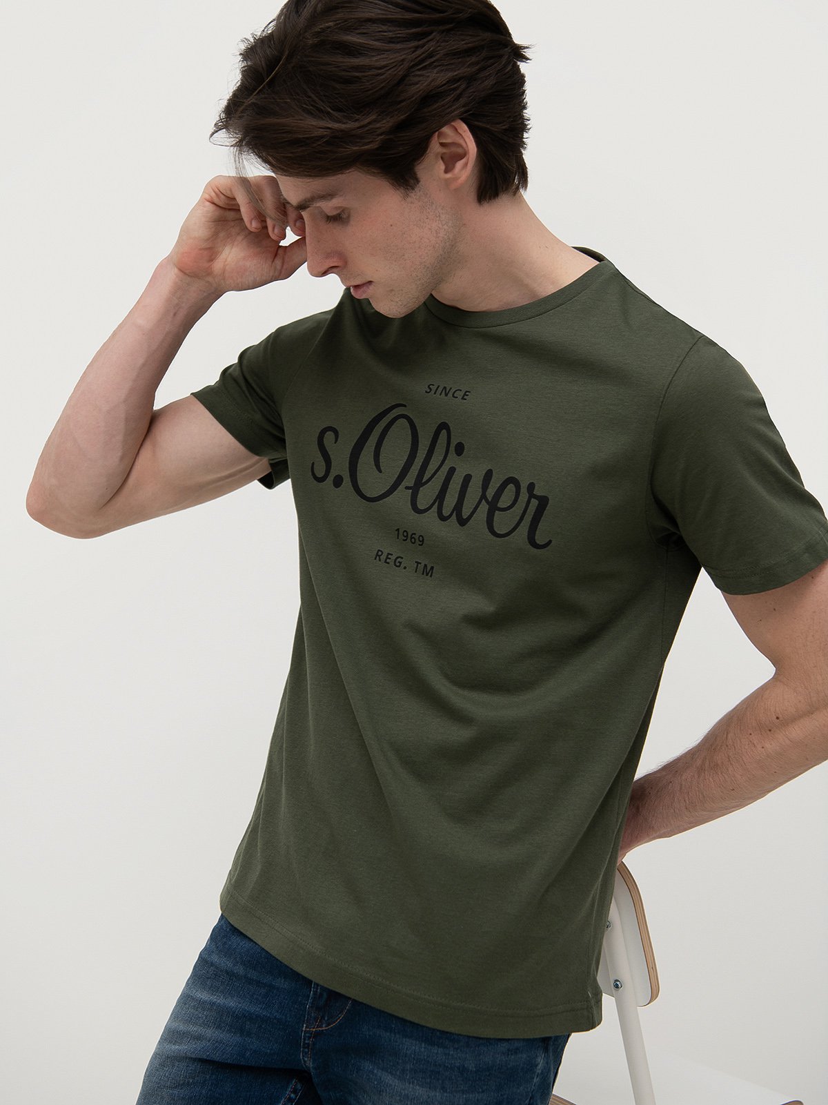 Men's t-shirt s/s chaki