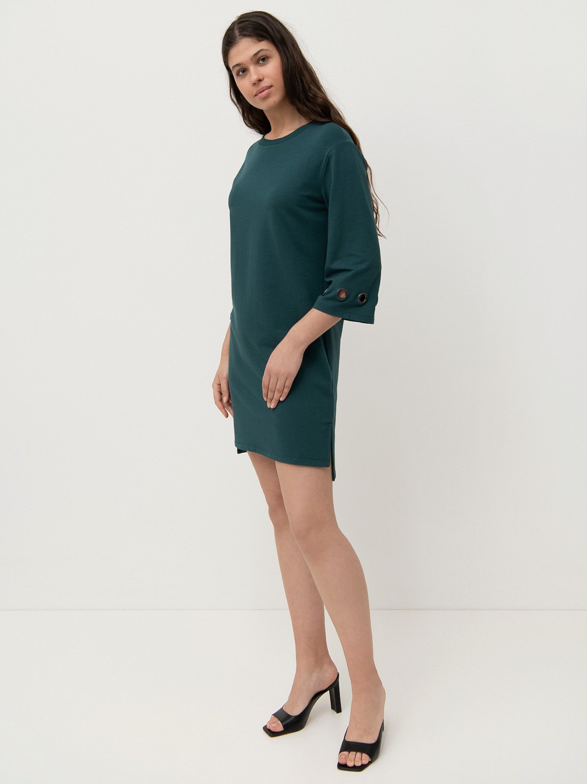 armani exchange green dress