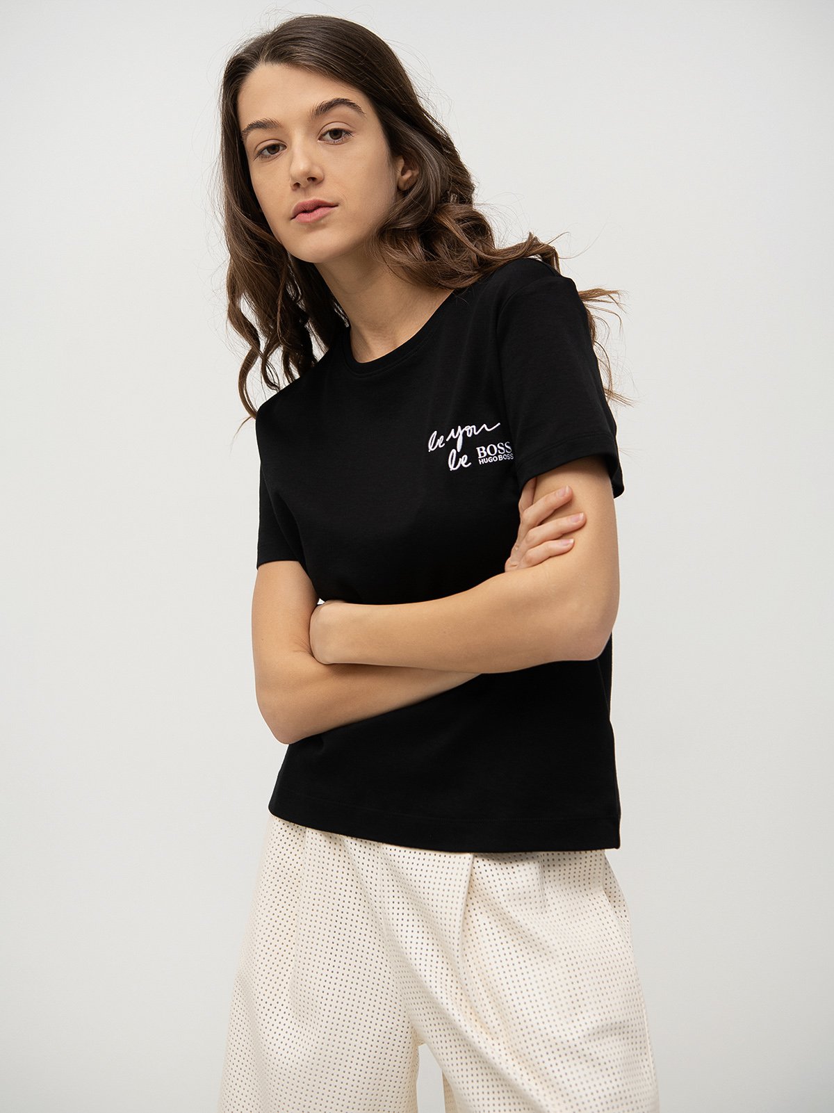 Women's t-shirt s/s BOSS | Soulz.lt
