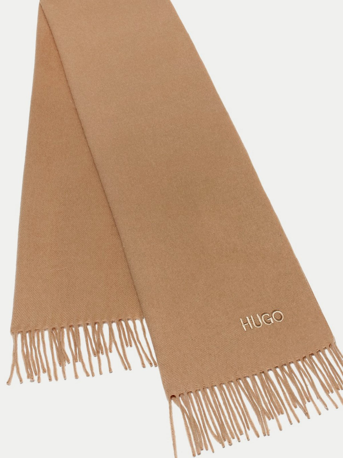 Men s scarf brown HUGO Soulz.lt