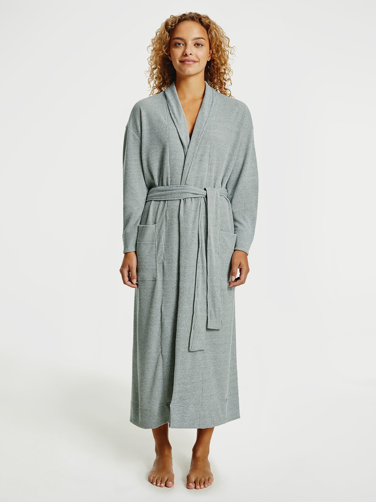 calvin klein dressing gown ladies Allover Logo Robe