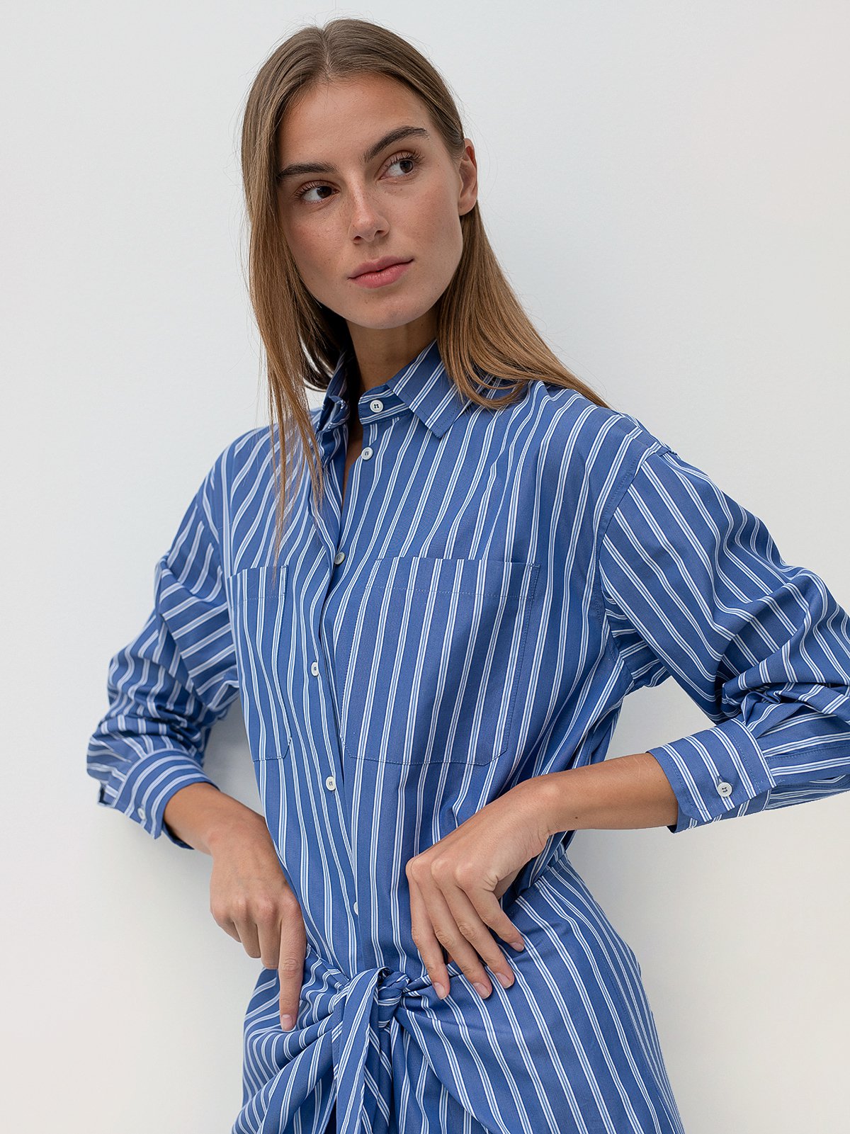 Women's dress light blue Weekend Max Mara | Soulz.lt