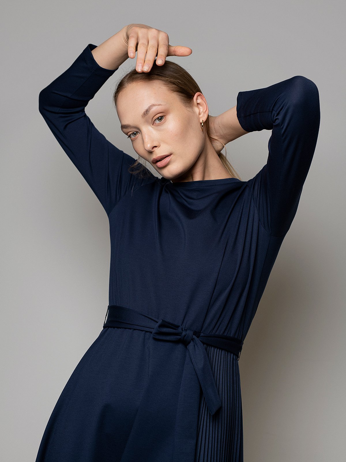 Max mara navy sales blue dress