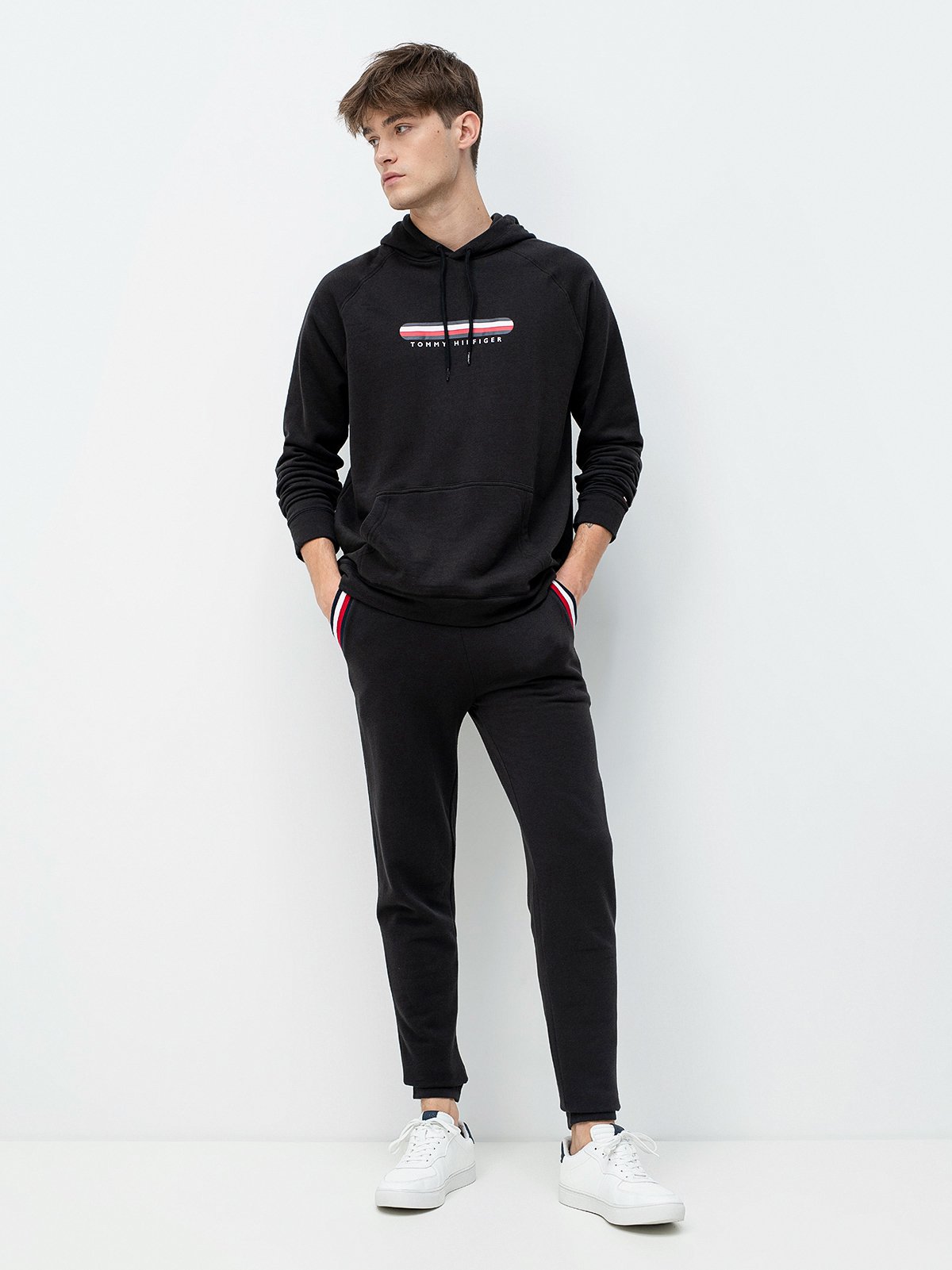 Men's trousers black Tommy Hilfiger