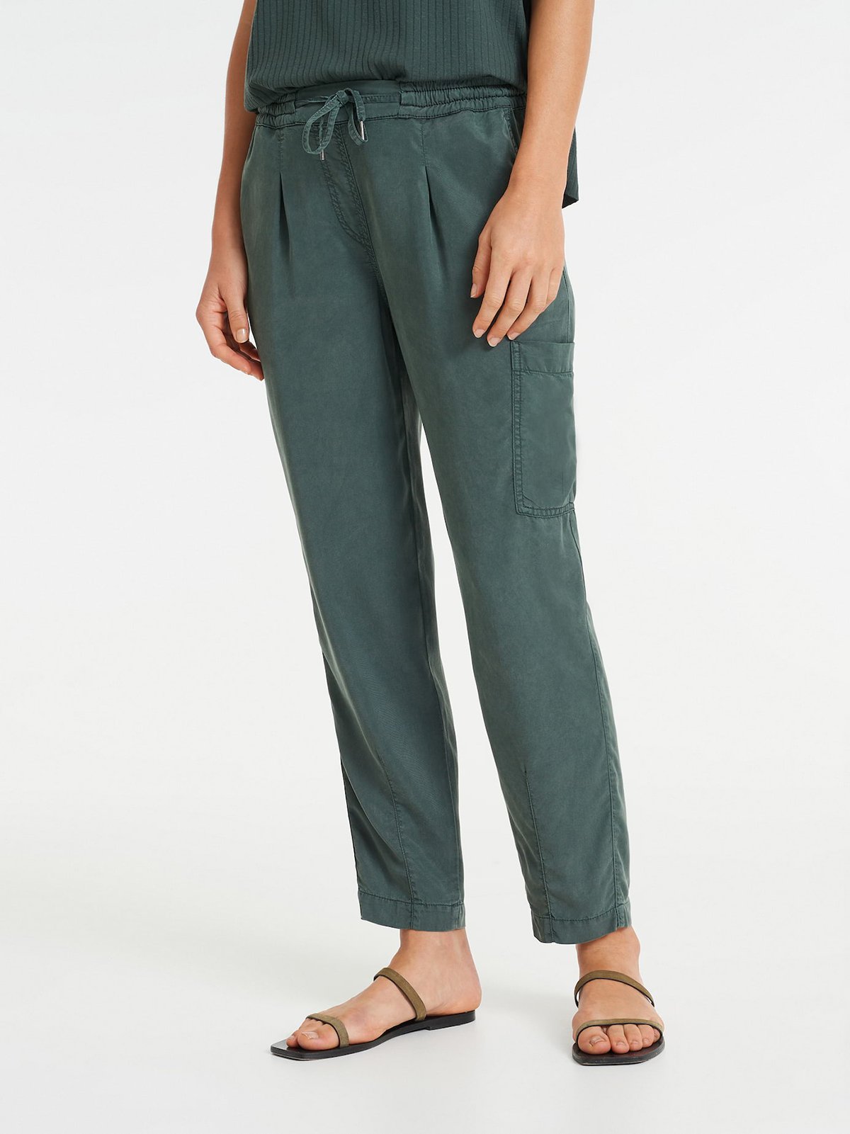 Women's Gathered Ankle Pants OPUS