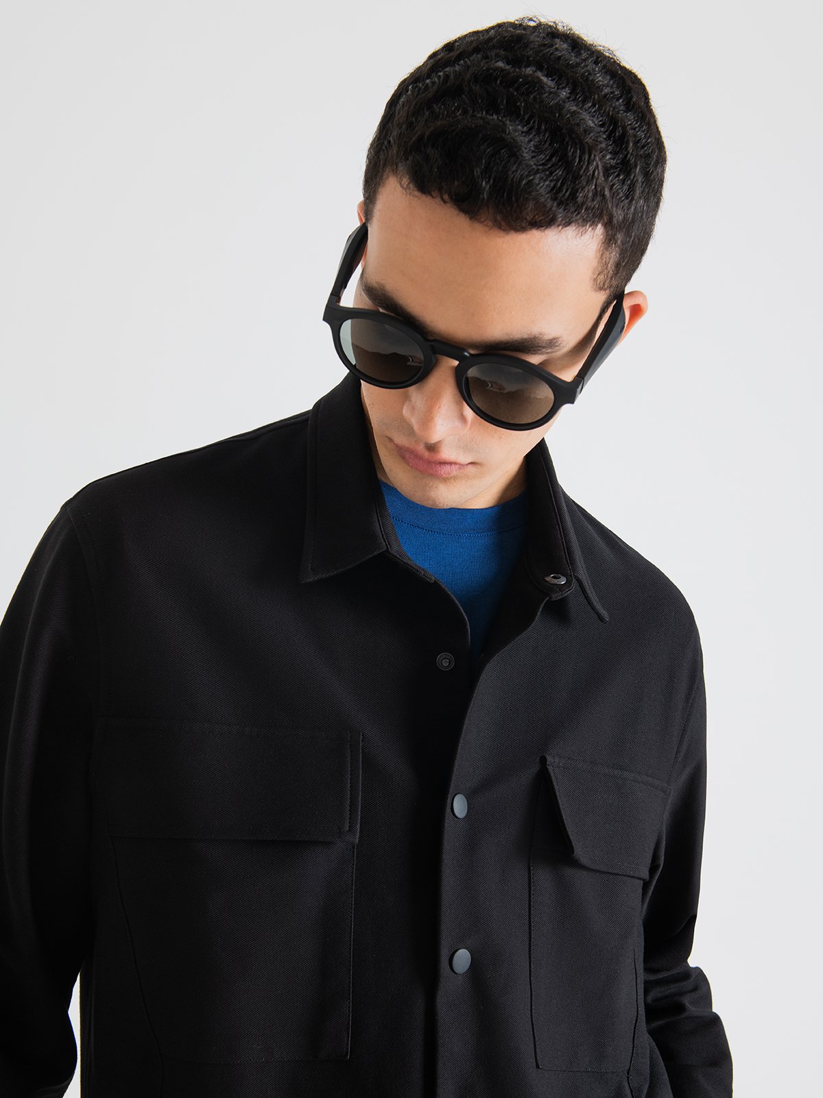 Men s shirt l s black Antony Morato Soulz.lt