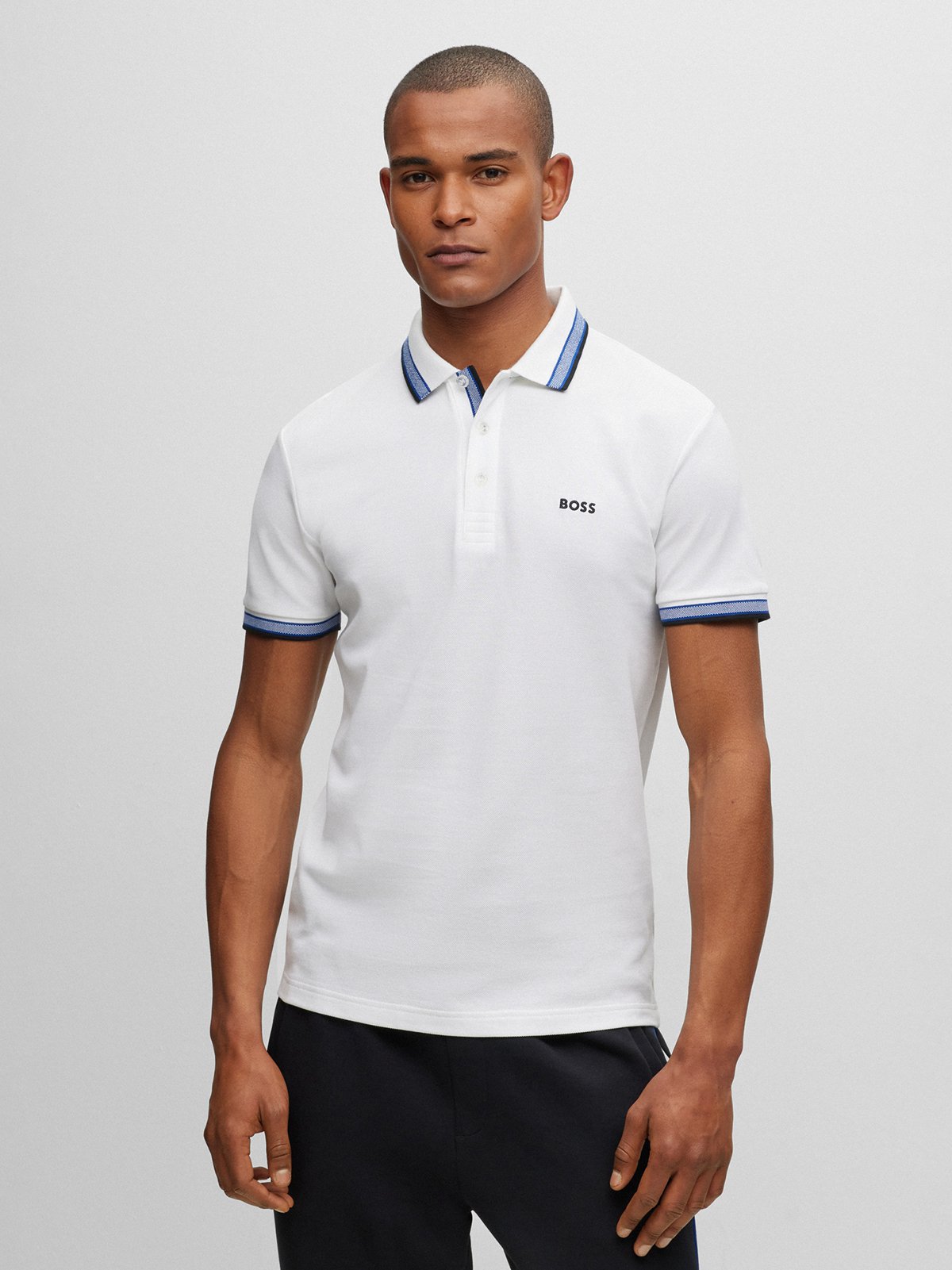 Hugo boss best sale paddy polo white