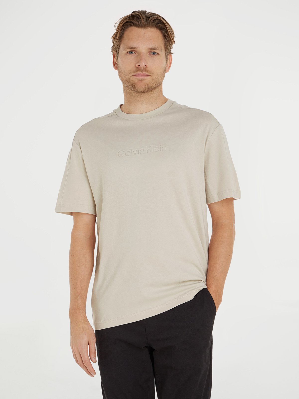 CALVIN KLEIN Men's T-shirt -NM2355E-UB1 -Black.