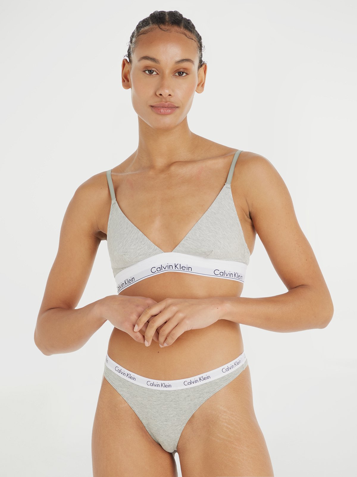 Women's bra grey Calvin Klein Underwear