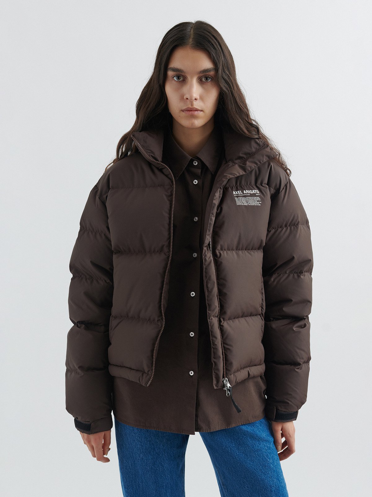 Women s down jacket dark brown Axel Arigato Soulz.ee