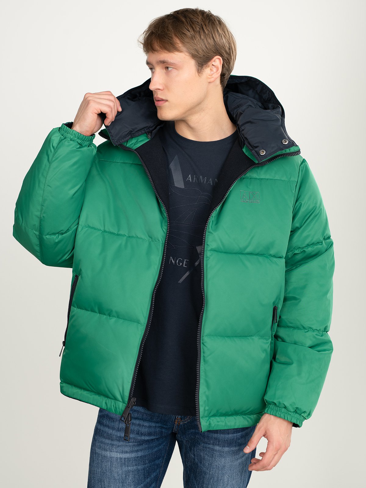 Men s jacket dark green Armani Exchange Soulz.lt