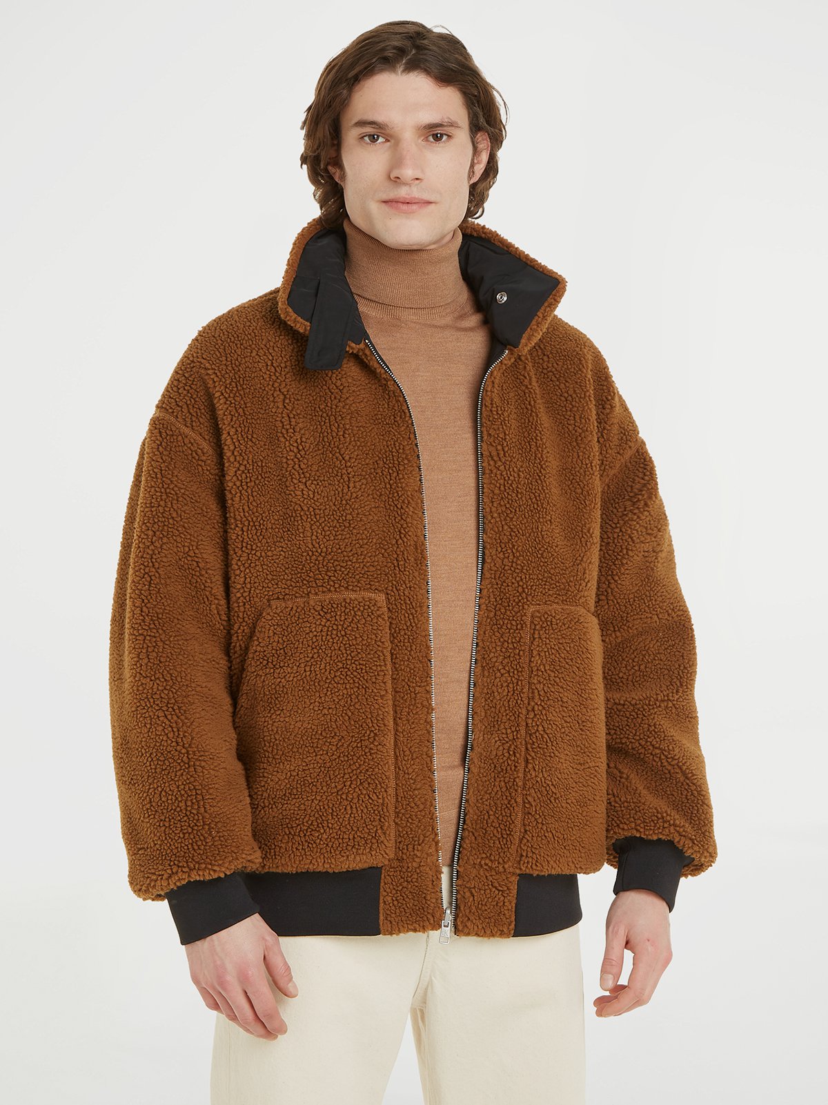 Teddy bear hot sale jacket mens