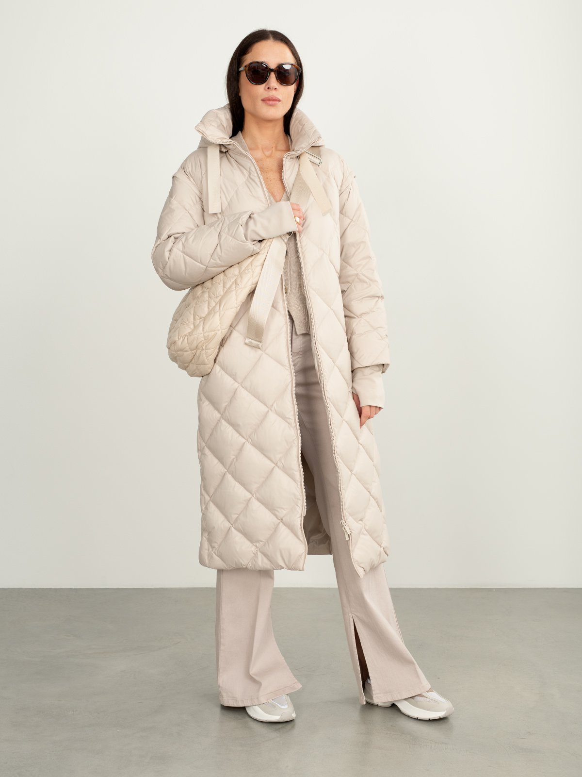 Women s down coat creamy Marella Soulz.ee