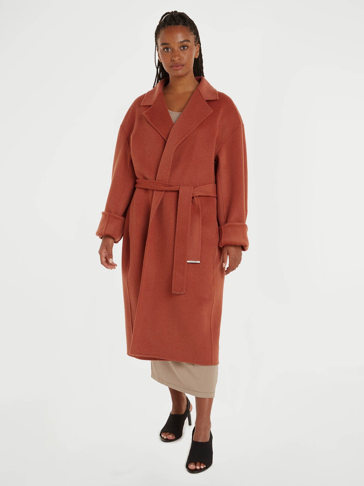 Calvin klein women's wool coat hotsell