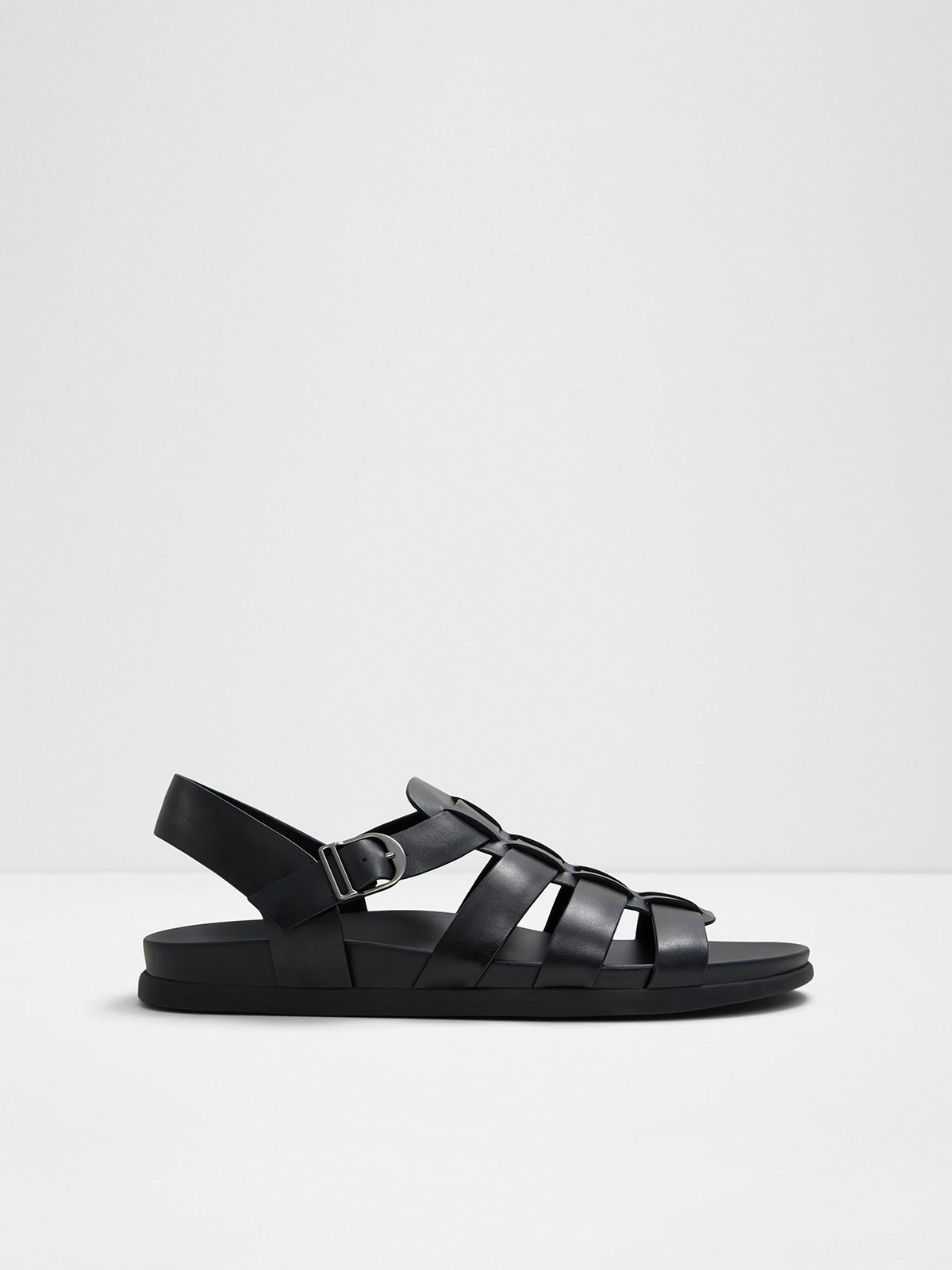 ALDO Alaydia Leather Sandals in Black for Men | Lyst